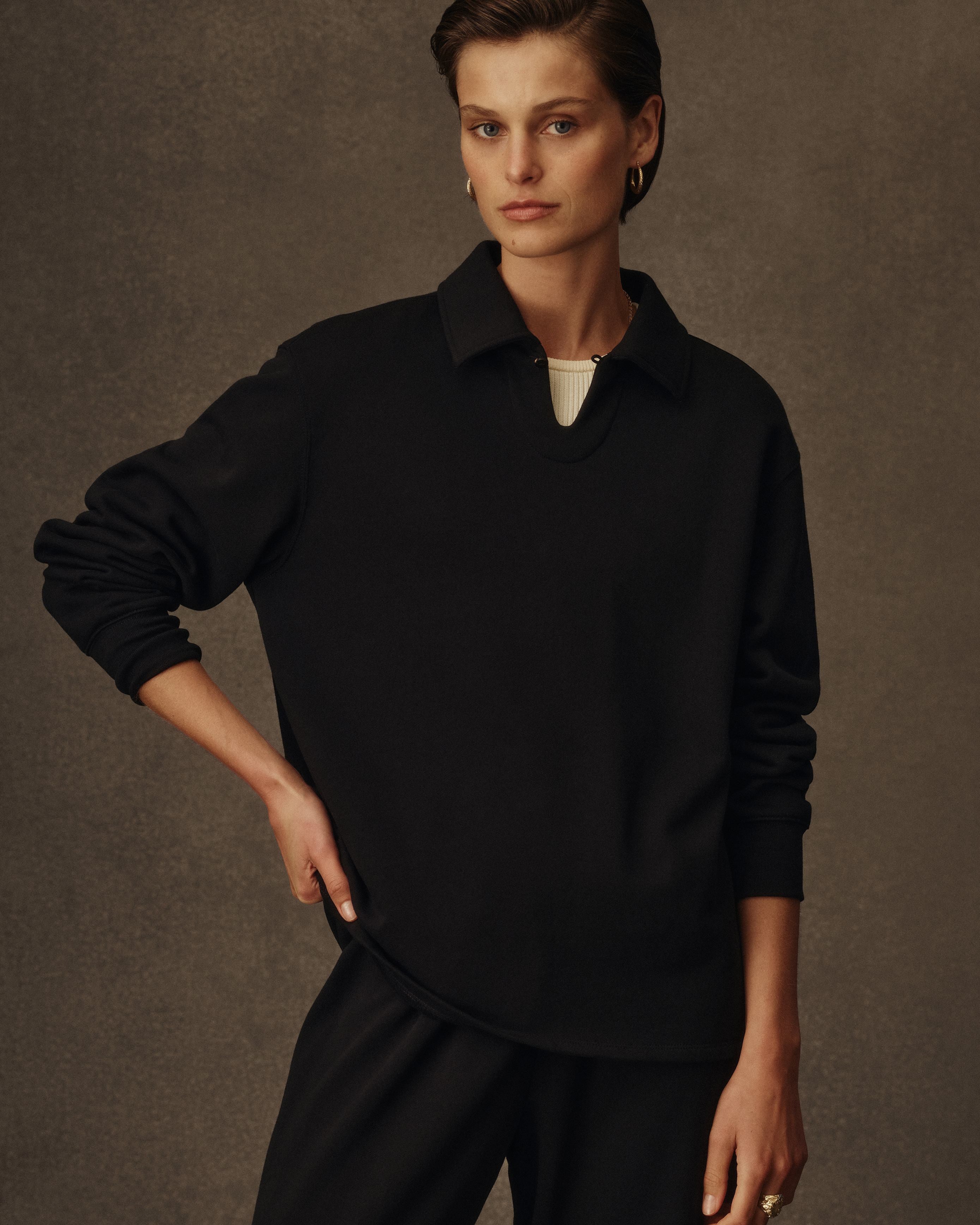 Manon Pullover - Navy Terry