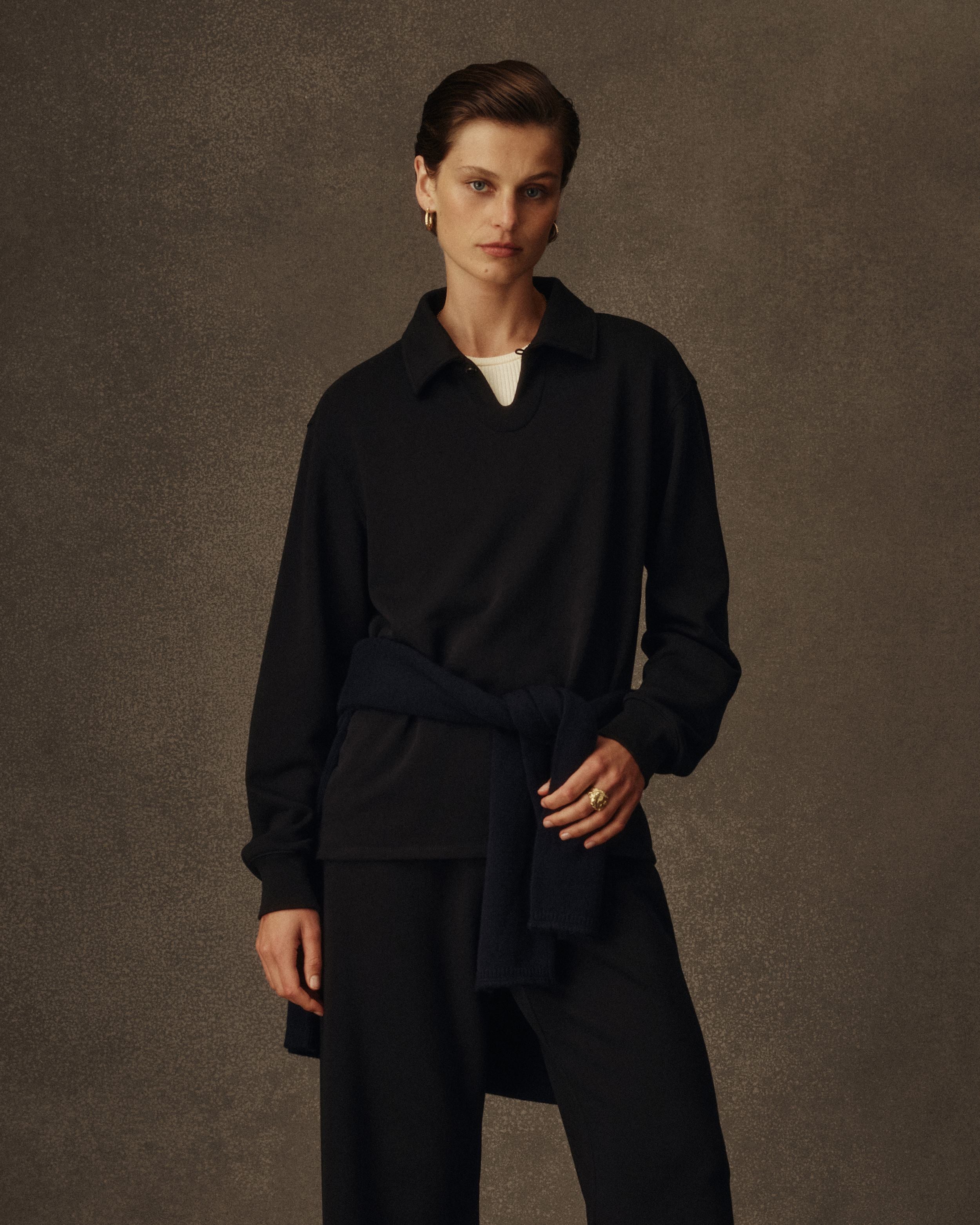 Manon Pullover - Navy Terry
