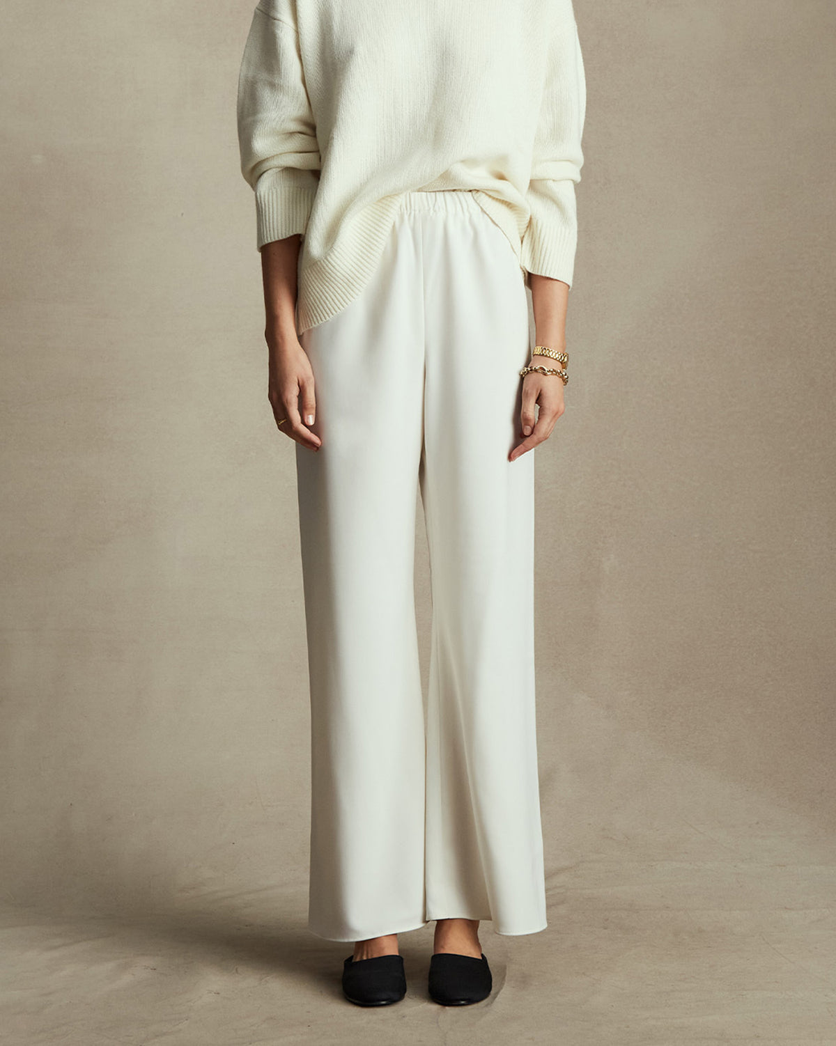 New Marella Trousers - Off White display picture 1