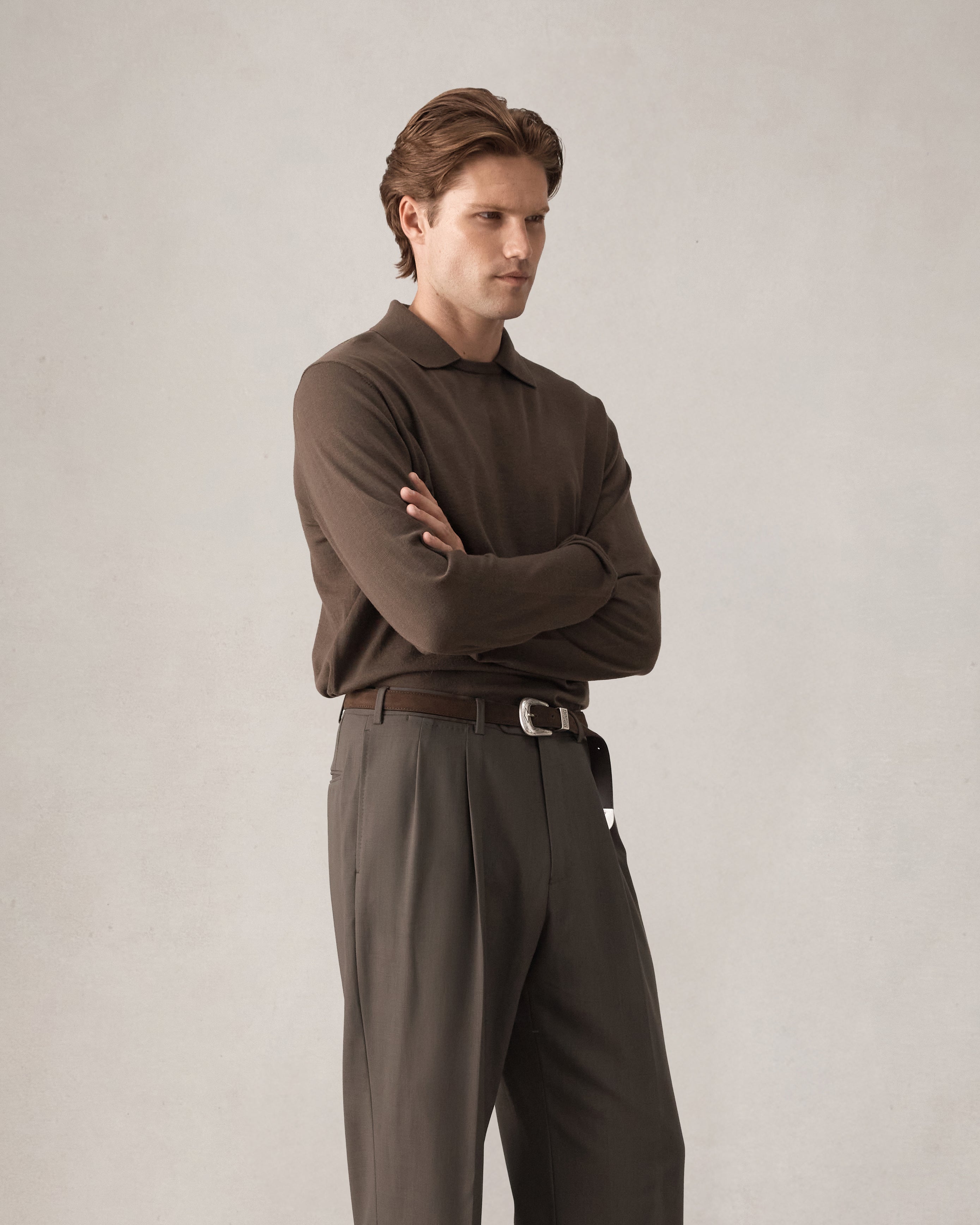 Merino Crewlo - Moss