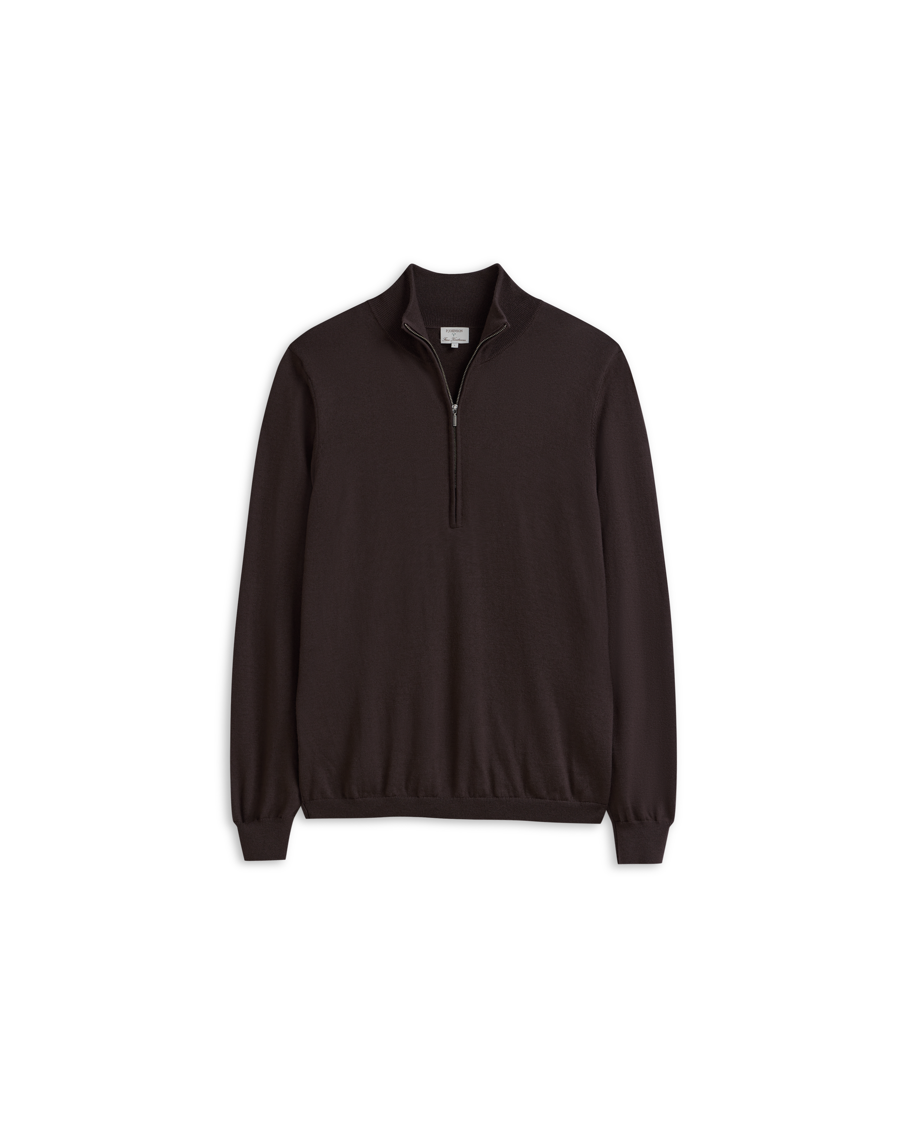 Merino Quarter Zip - Espresso