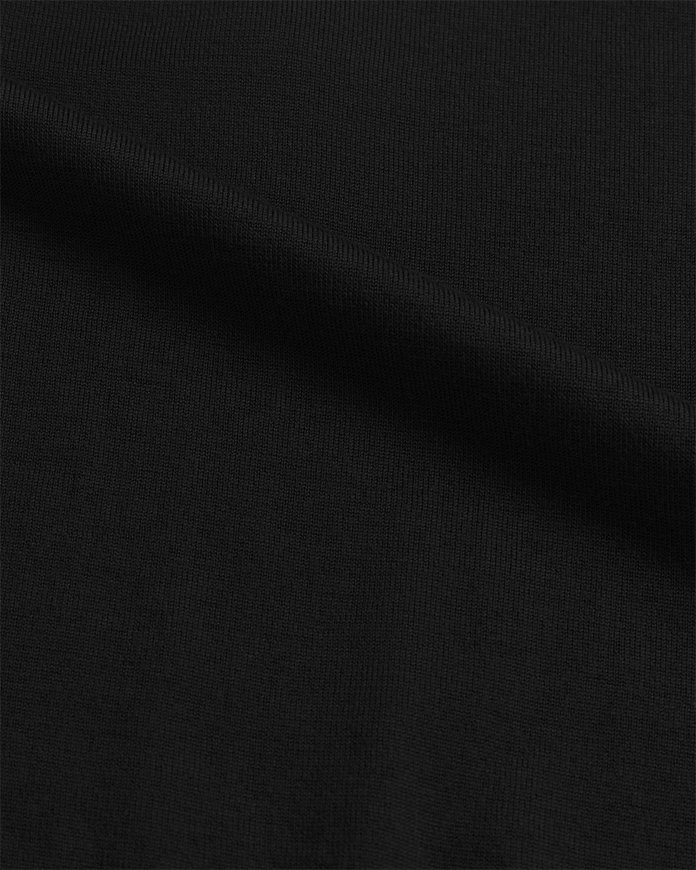 Merino Quarter Zip - Black