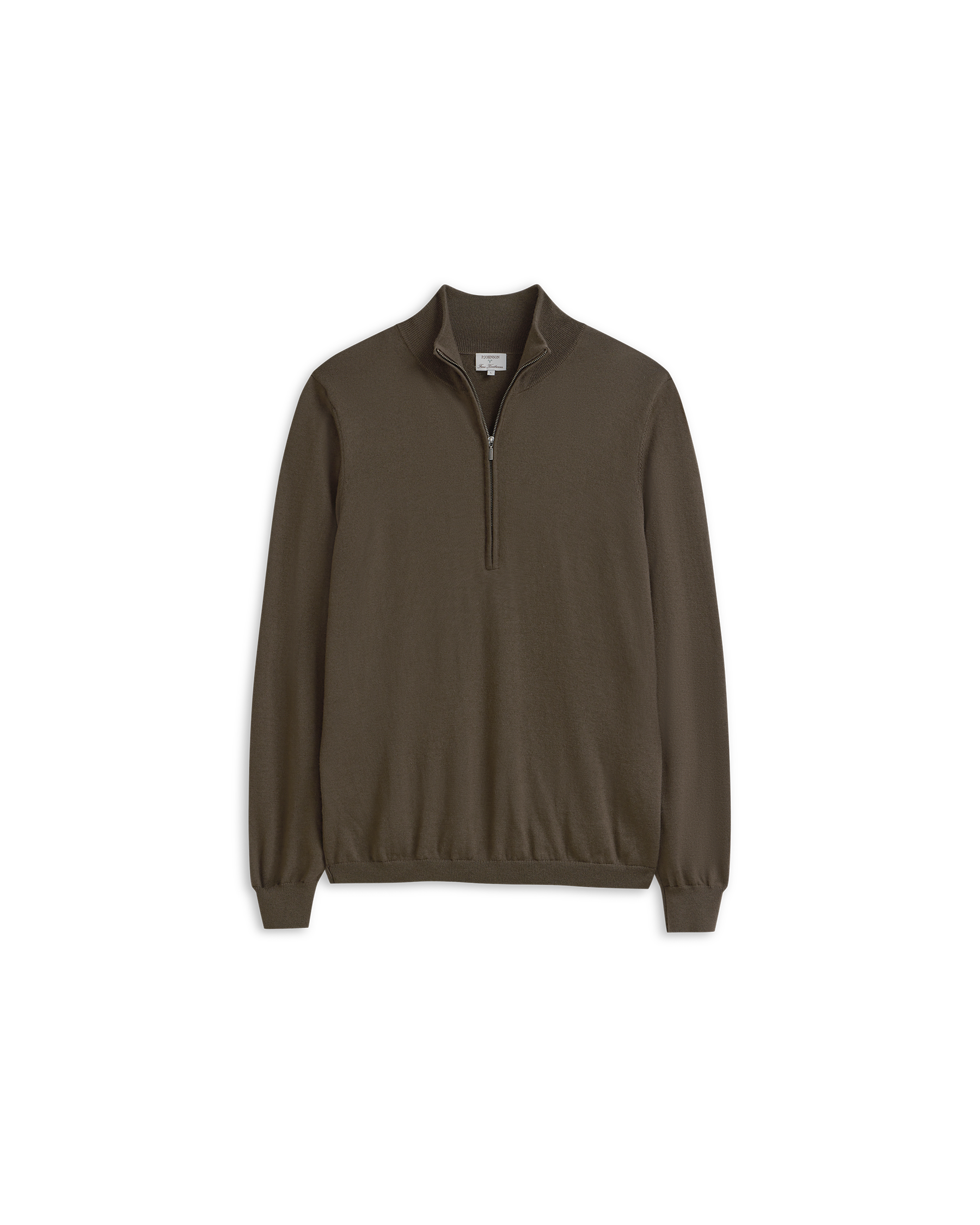 Merino Quarter Zip - Moss