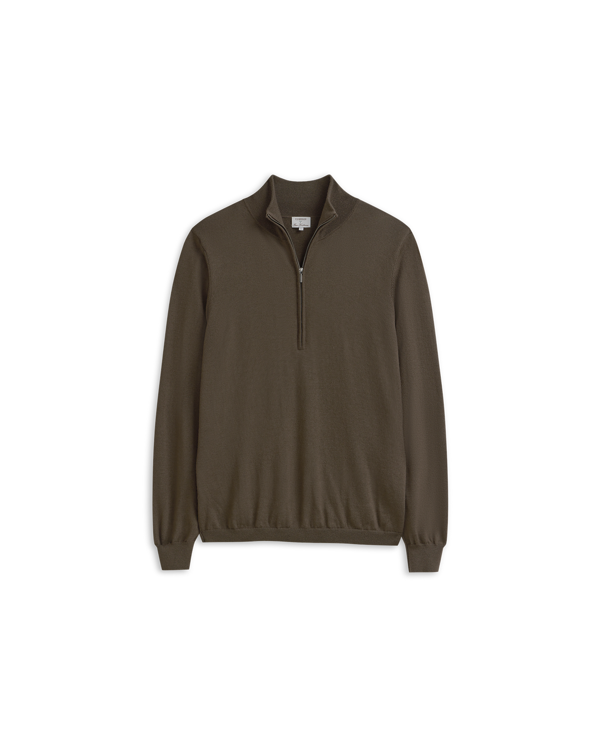 【まさ】 JETᗷOIᒪ ZIP Merino Quarter Zip - Moss