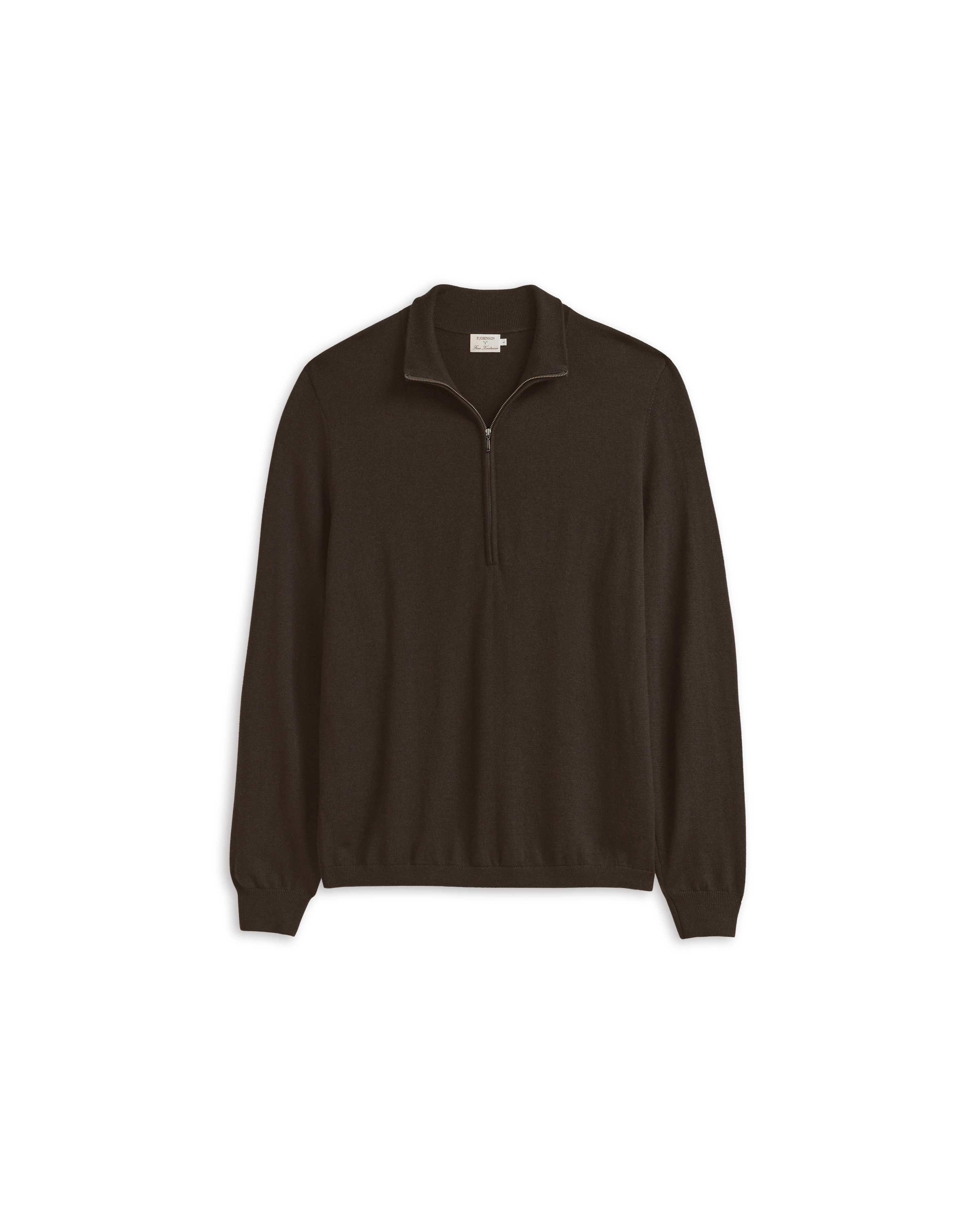 Cass Merino Quarter Zip - Moss