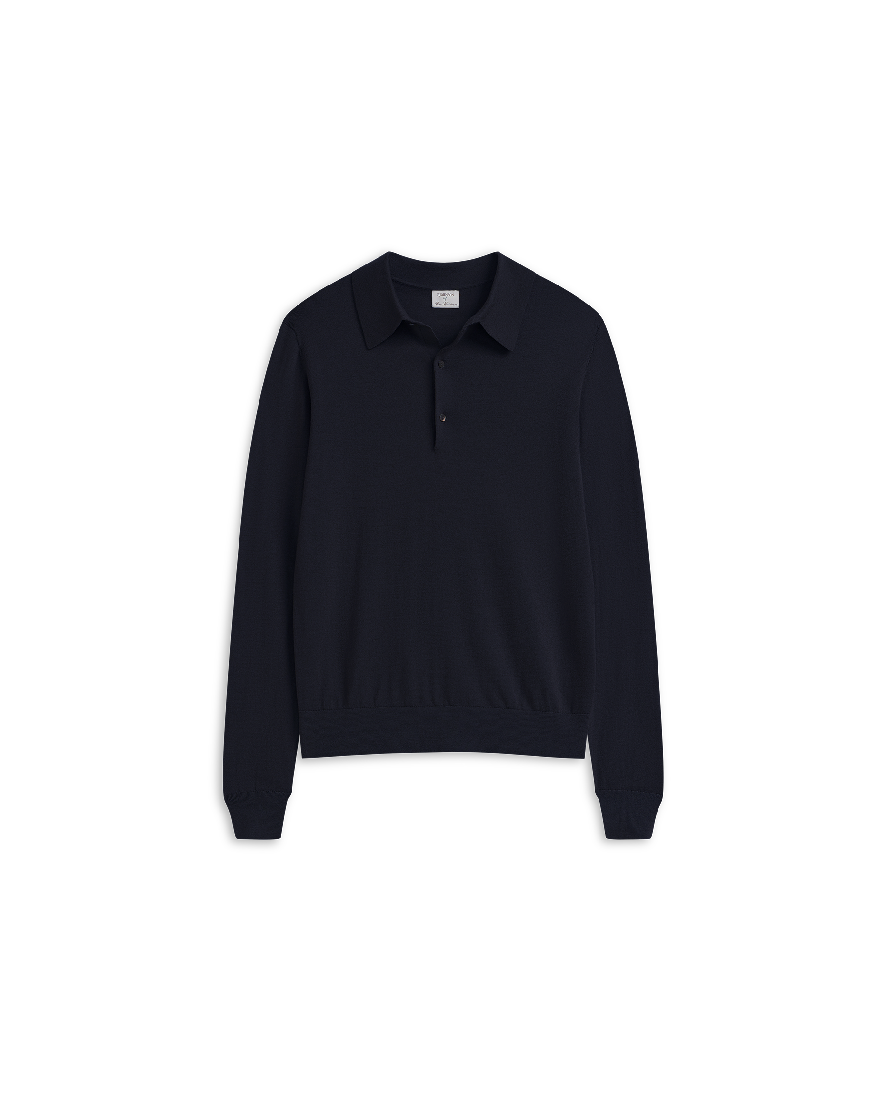 Merino Polo - Navy