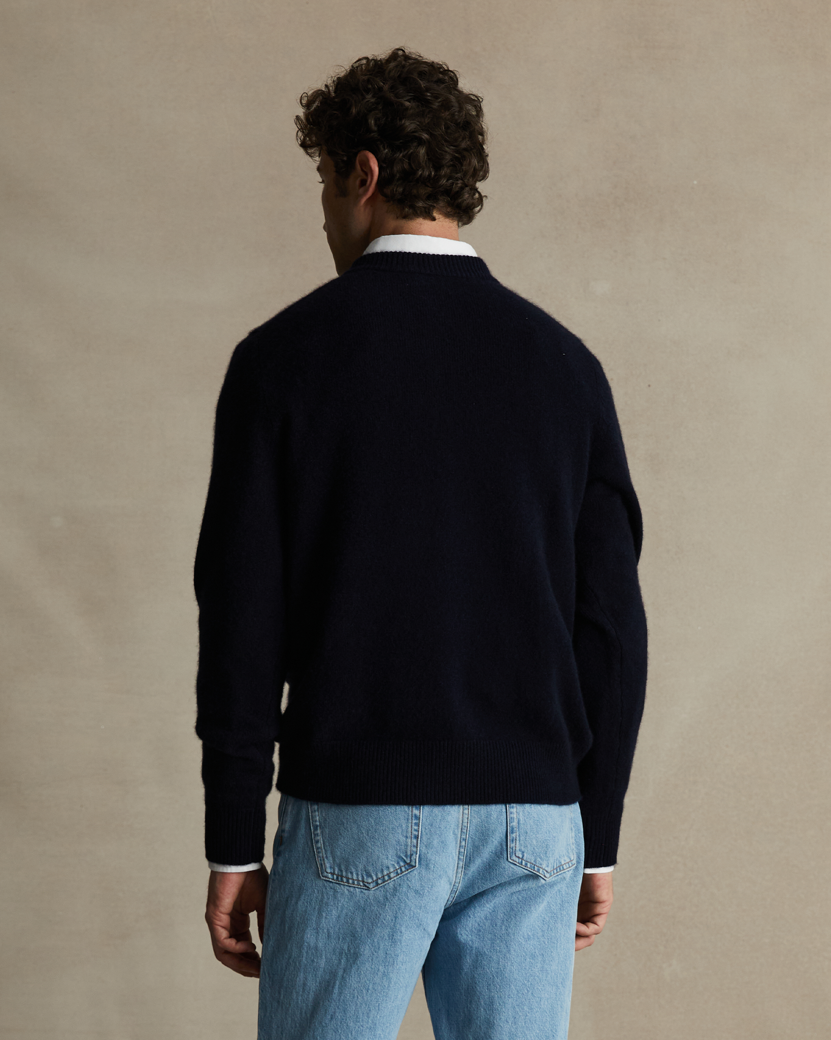 Cashmere Crew Neck - Navy