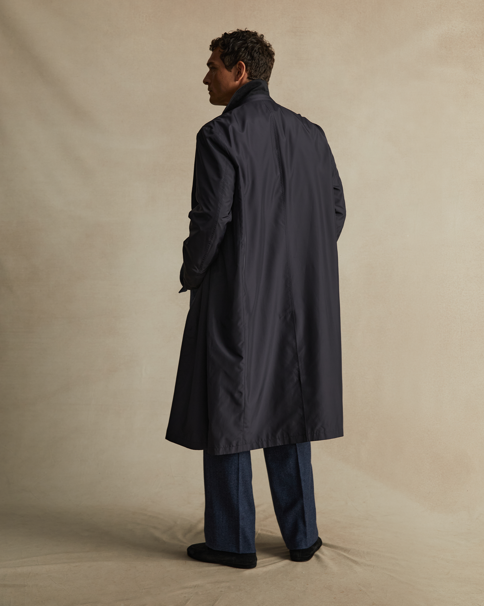 Rain Mac - Navy