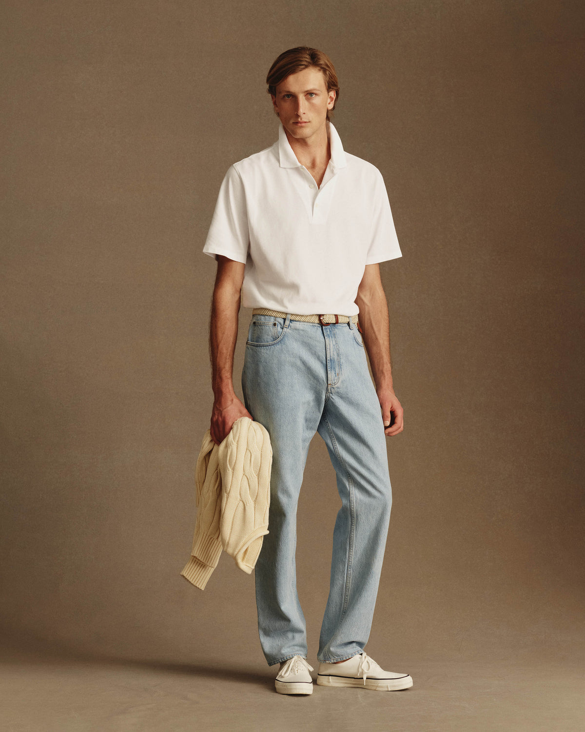 Newk Short Sleeve Polo - White