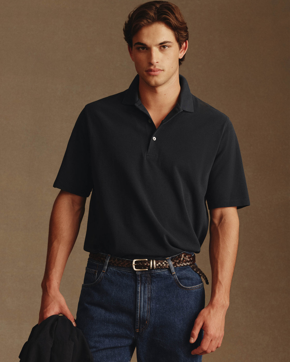Newk Short Sleeve Polo - Navy