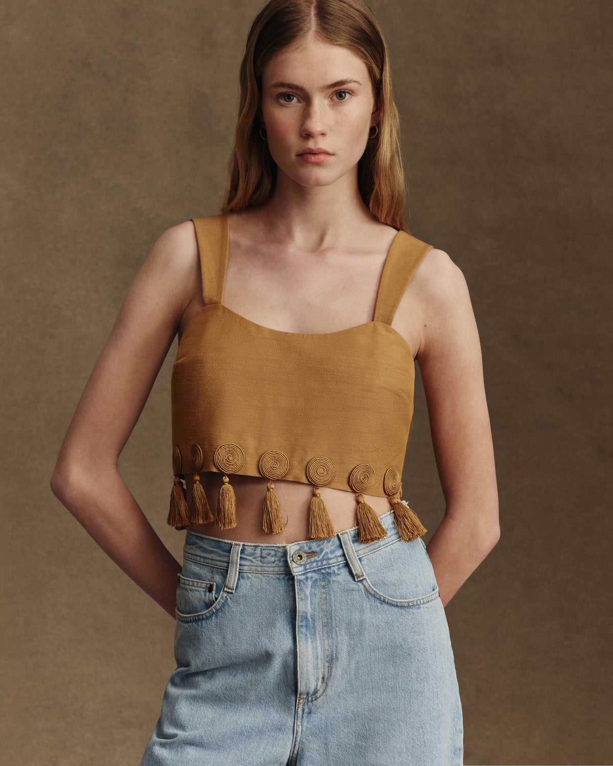 Nila Top - Ochre