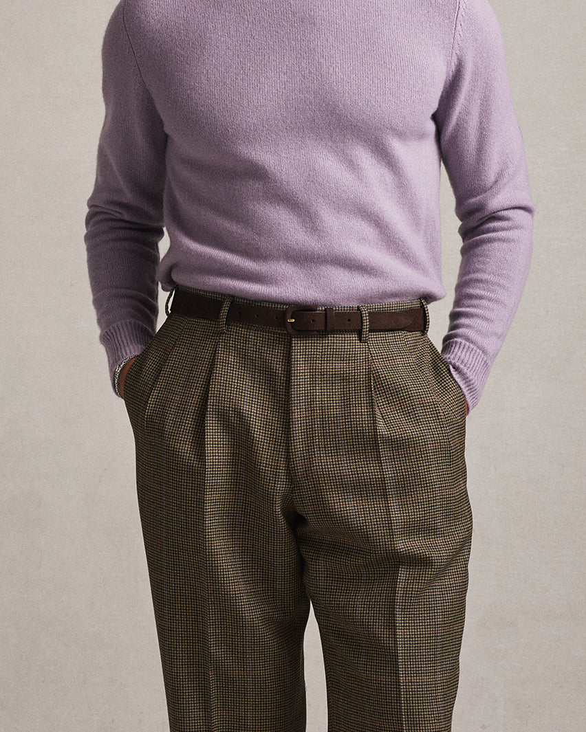 Nubuck Tonal Belt - Cocoa