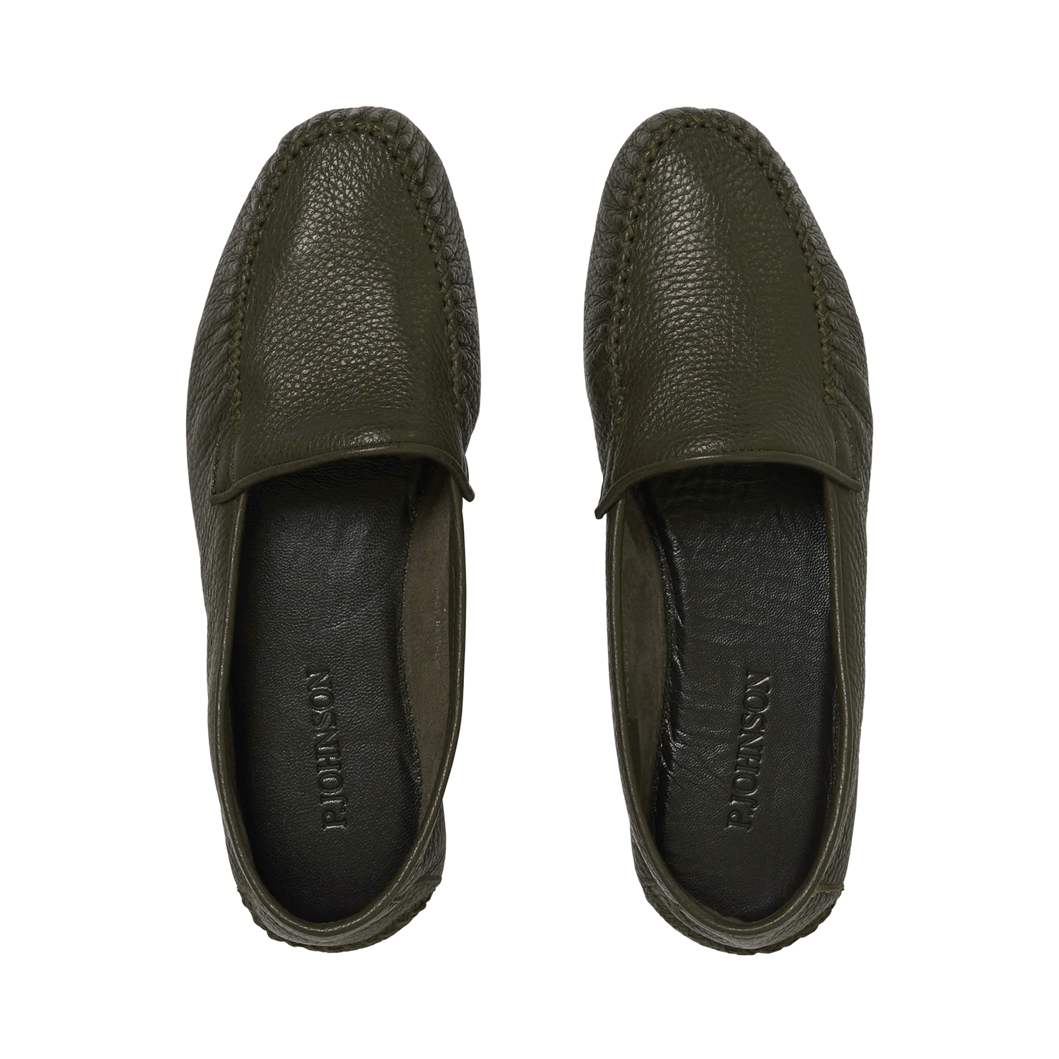 Soft Moccasin - Olive Deerskin
