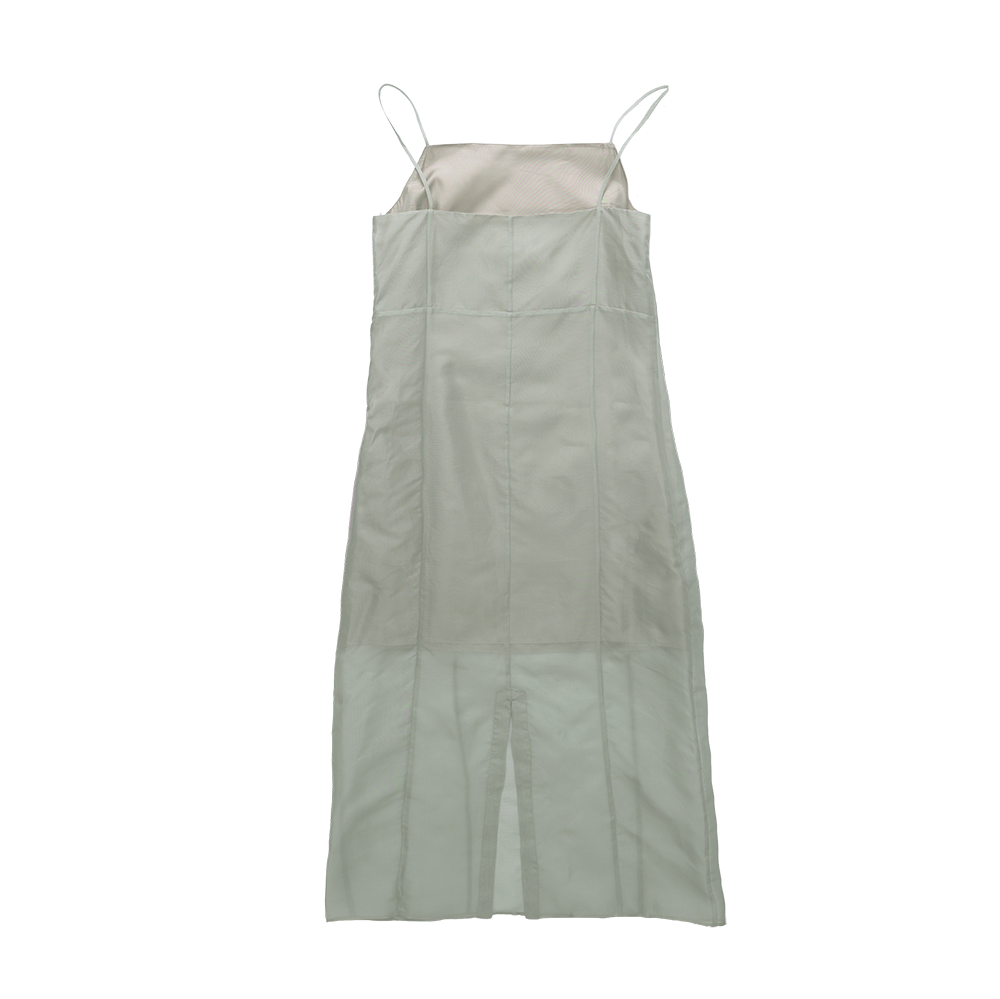 Organza Devon Dress - Dusty Green