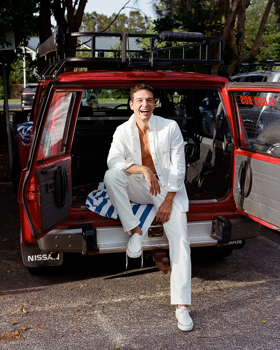 Western Shirt - White Oxford