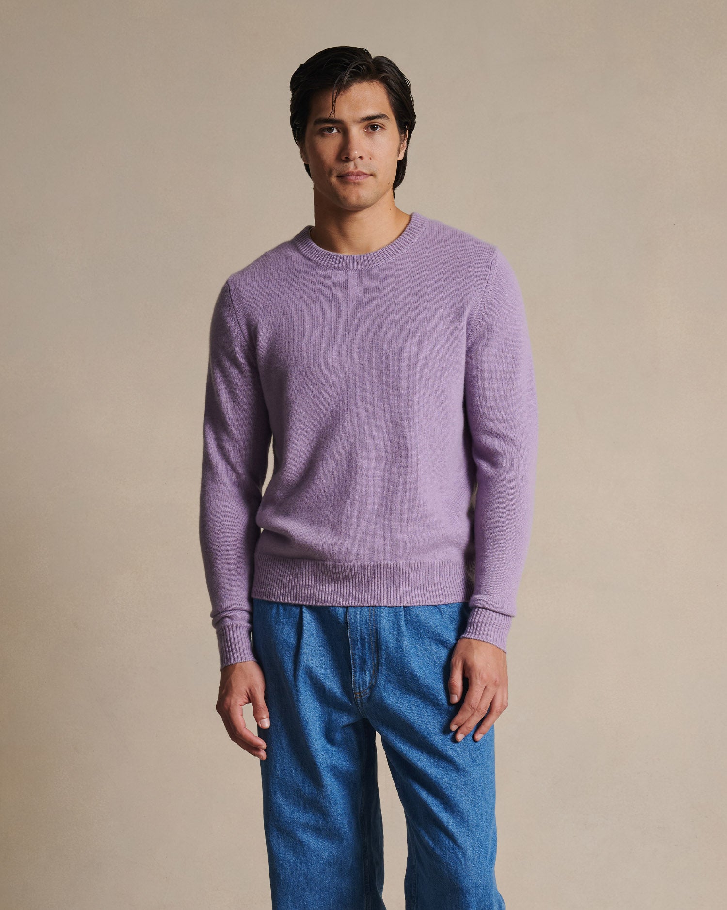 Cashmere Crew Neck - Lavender