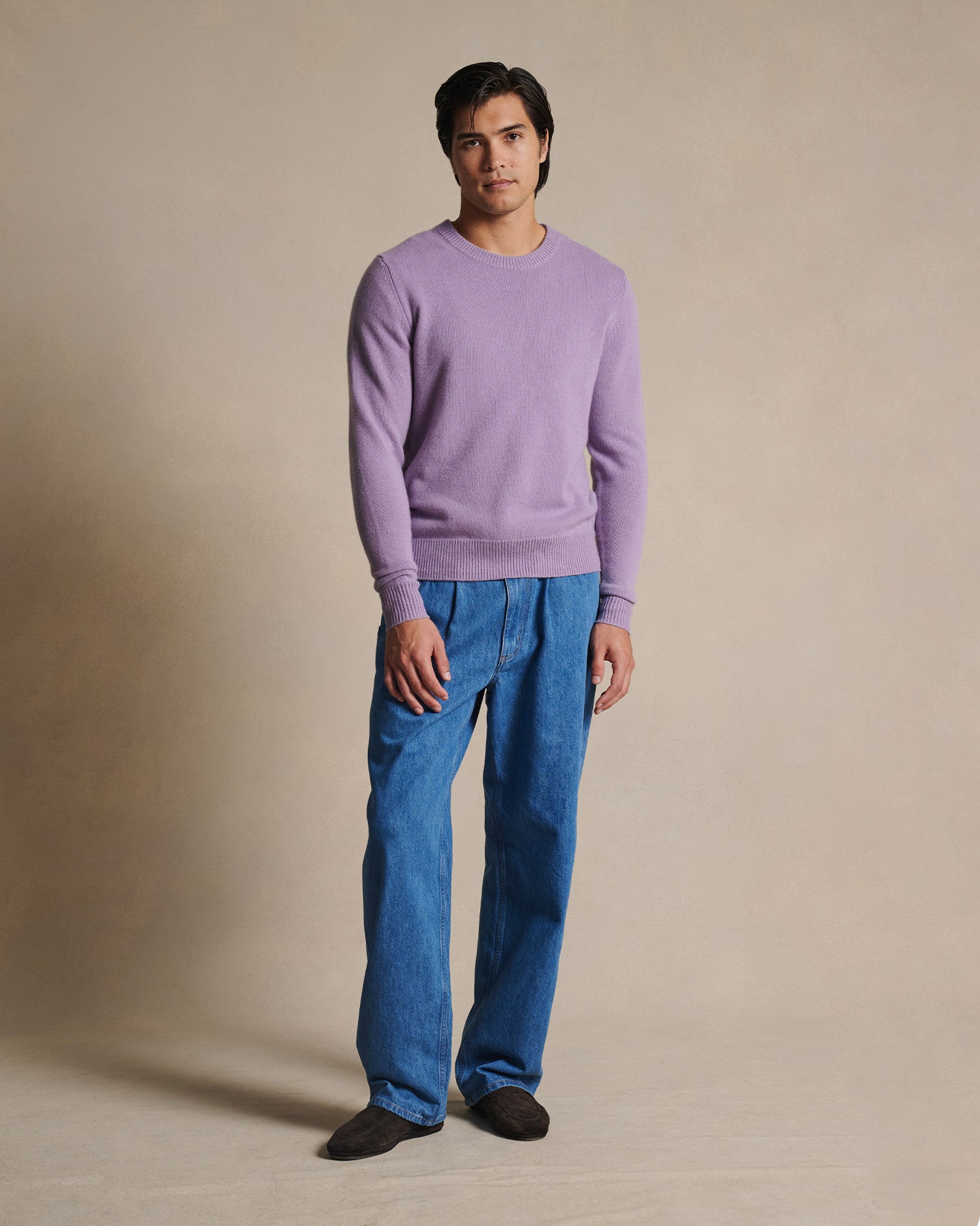 Cashmere Crew Neck - Lavender