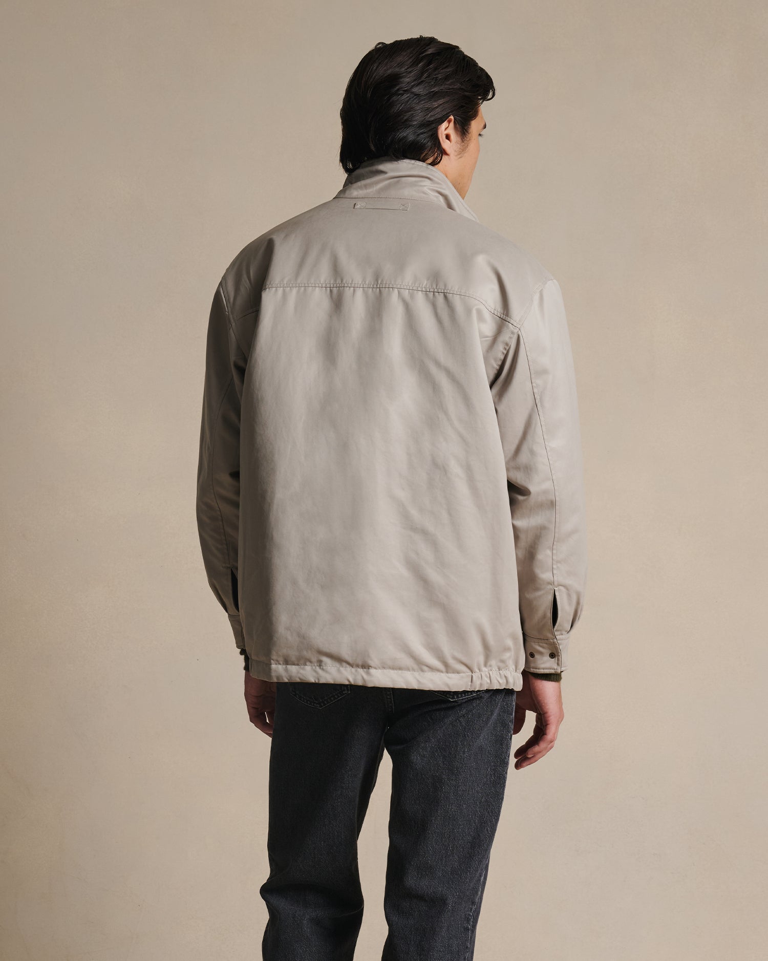 Leon Reversible Park Jacket - Moss & Beige
