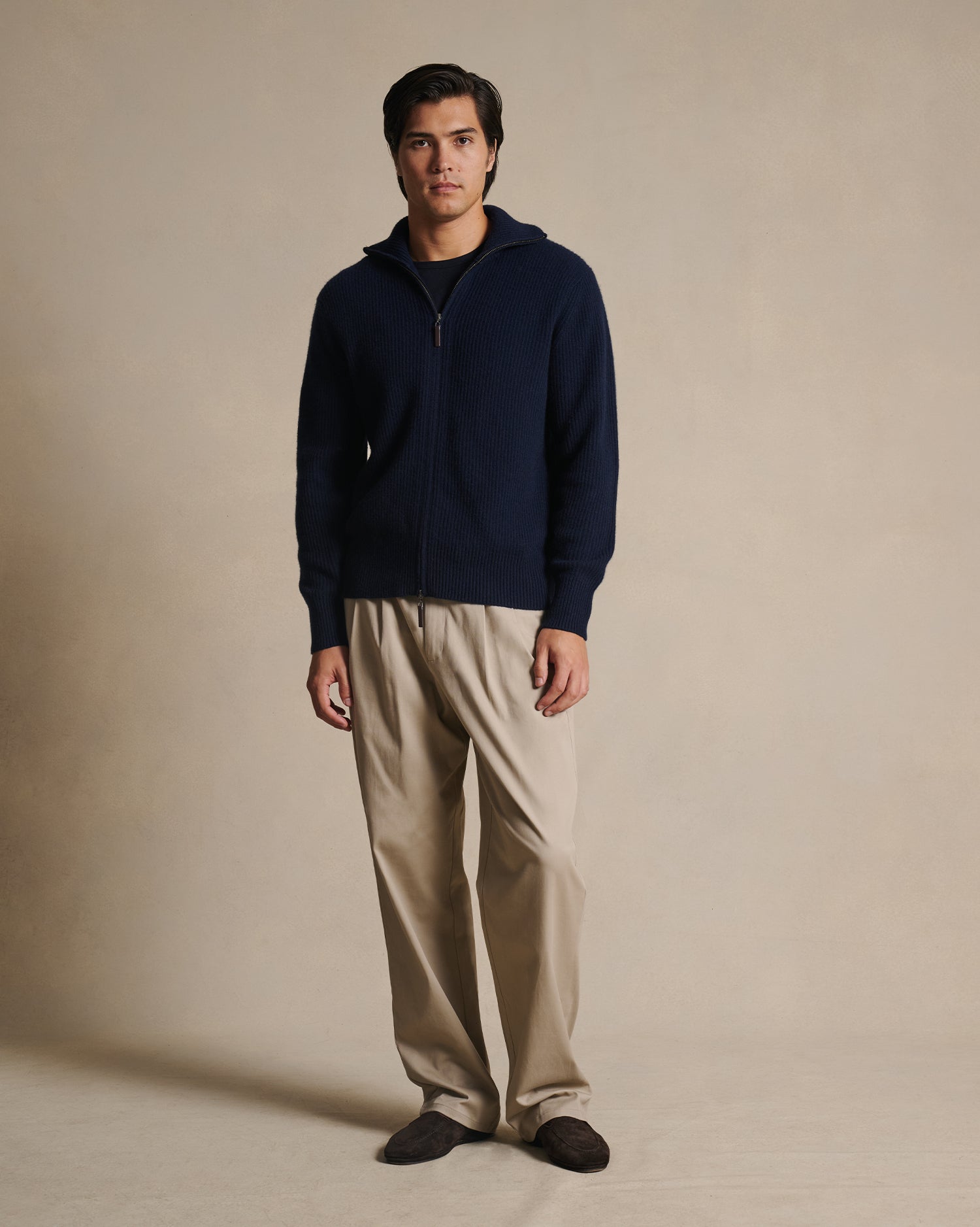 Royal Cashmere Cardigan - Navy