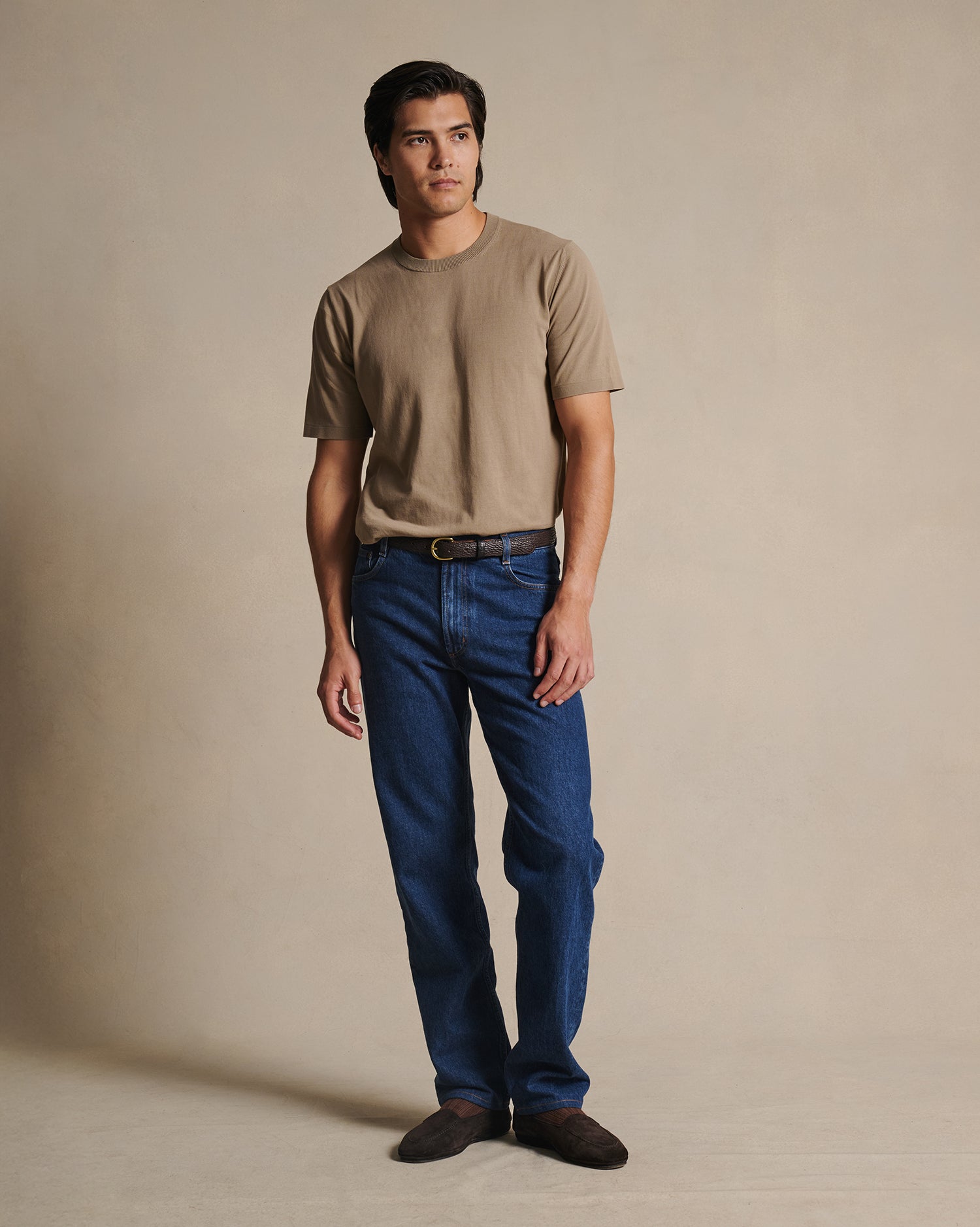 Ice Cotton Tee - Taupe
