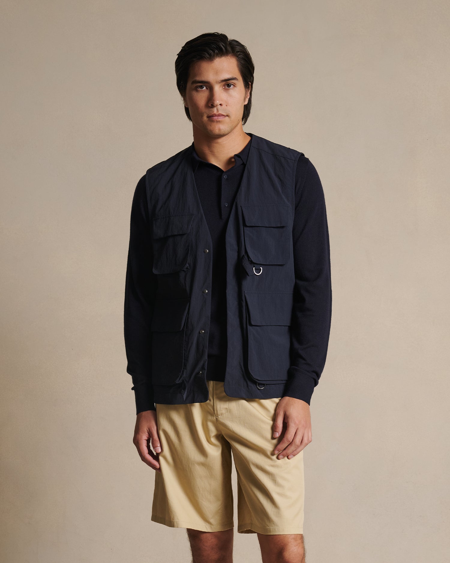 Ripstop Angler's Vest - Navy