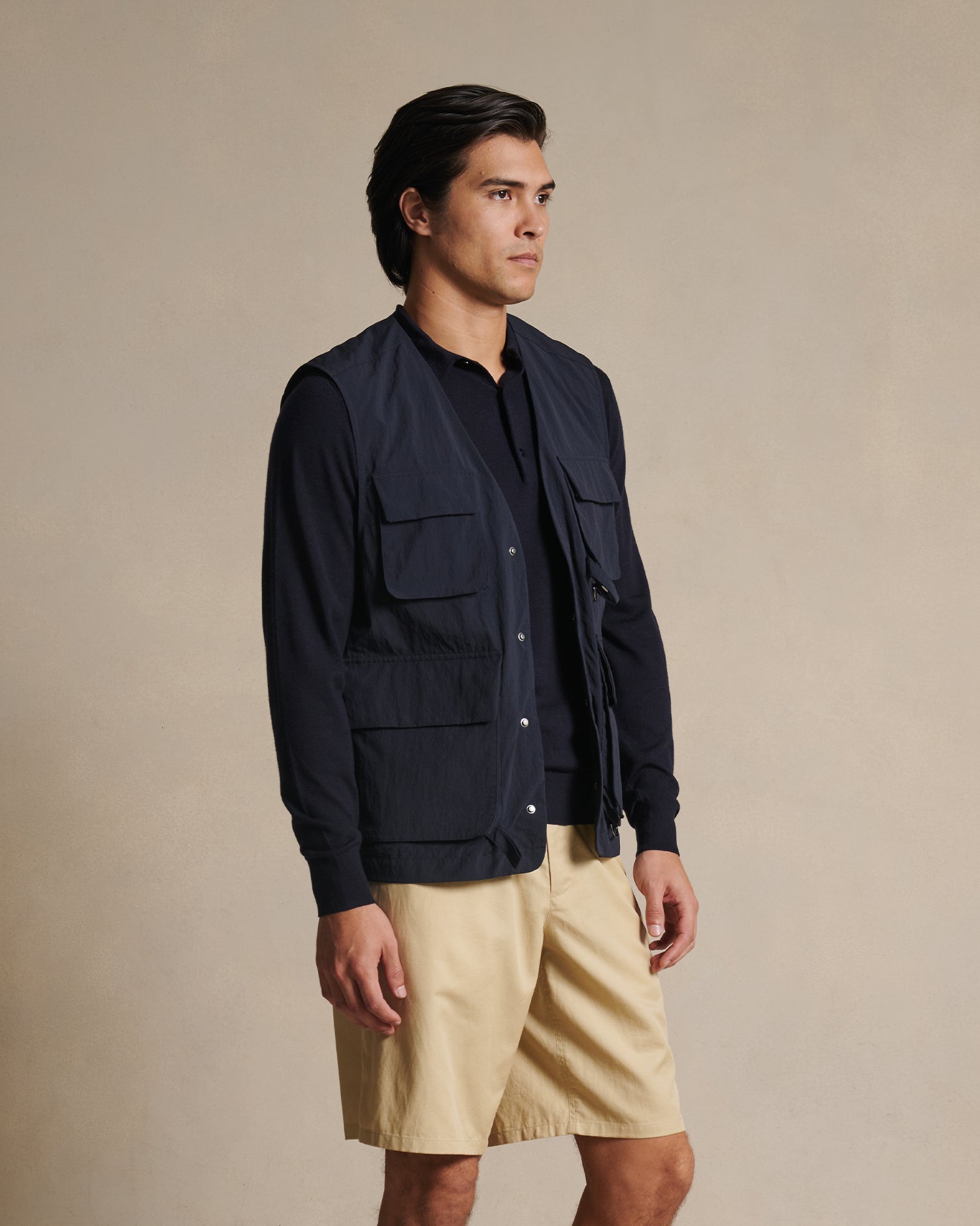 Ripstop Angler's Vest - Navy
