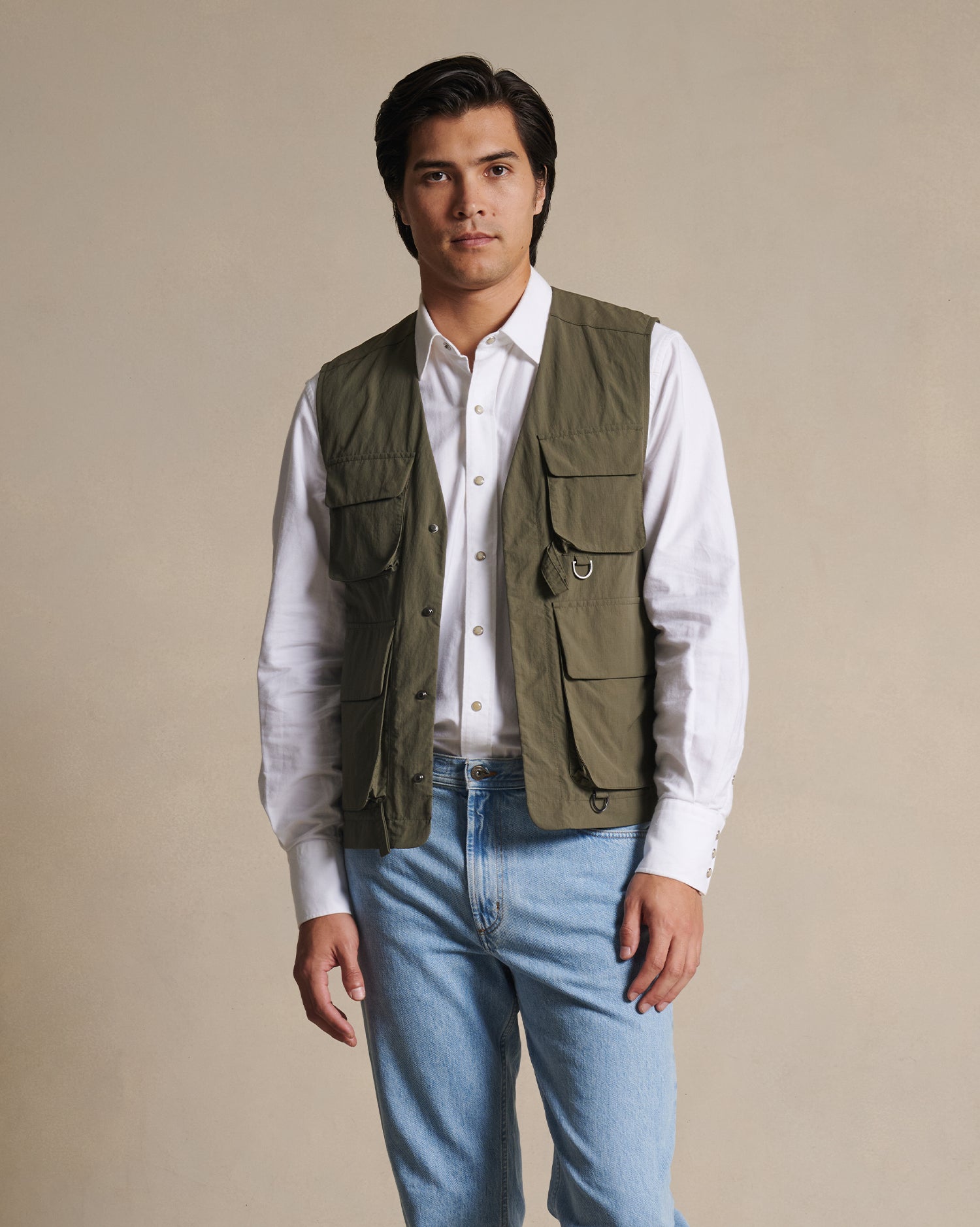 Ripstop Angler's Vest - Army Green