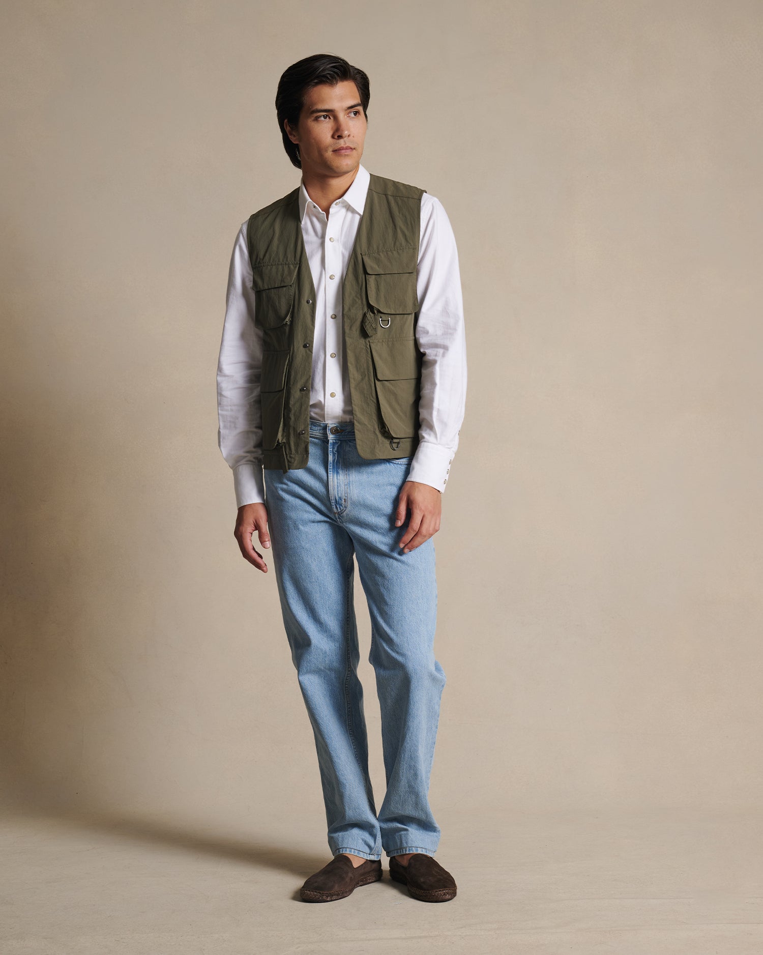 Ripstop Angler's Vest - Army Green