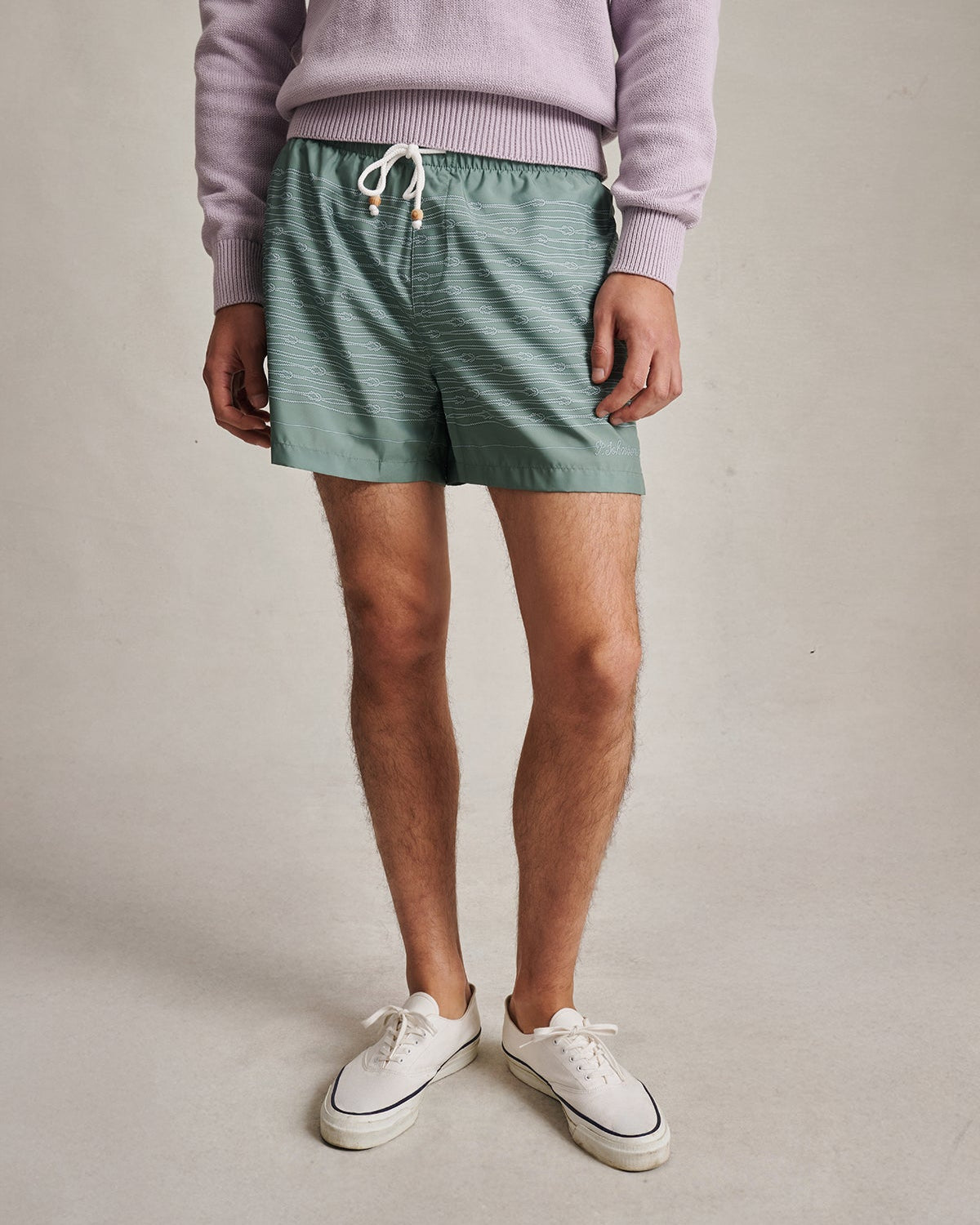 Rope Swim Shorts - Seafoam