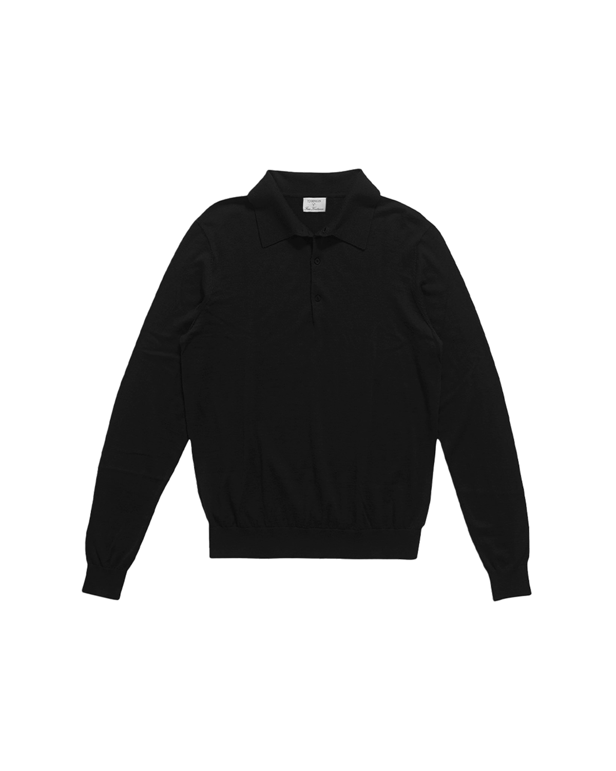 Merino Polo - Black