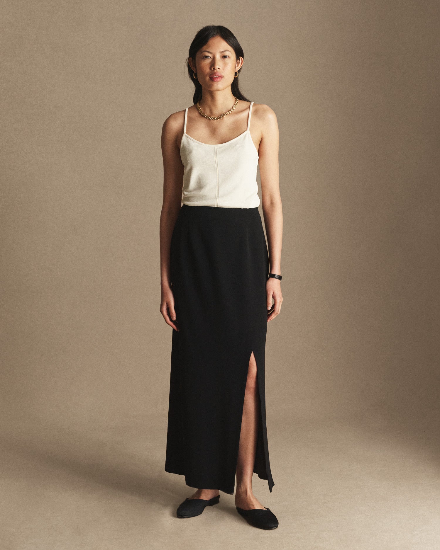 Scarlet Midi Skirt - Black