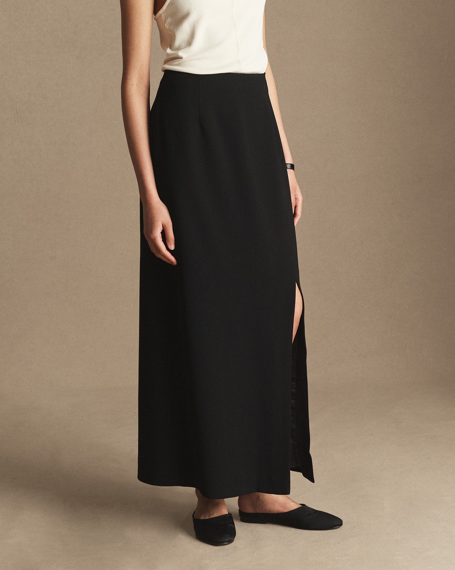 Scarlet Midi Skirt - Black