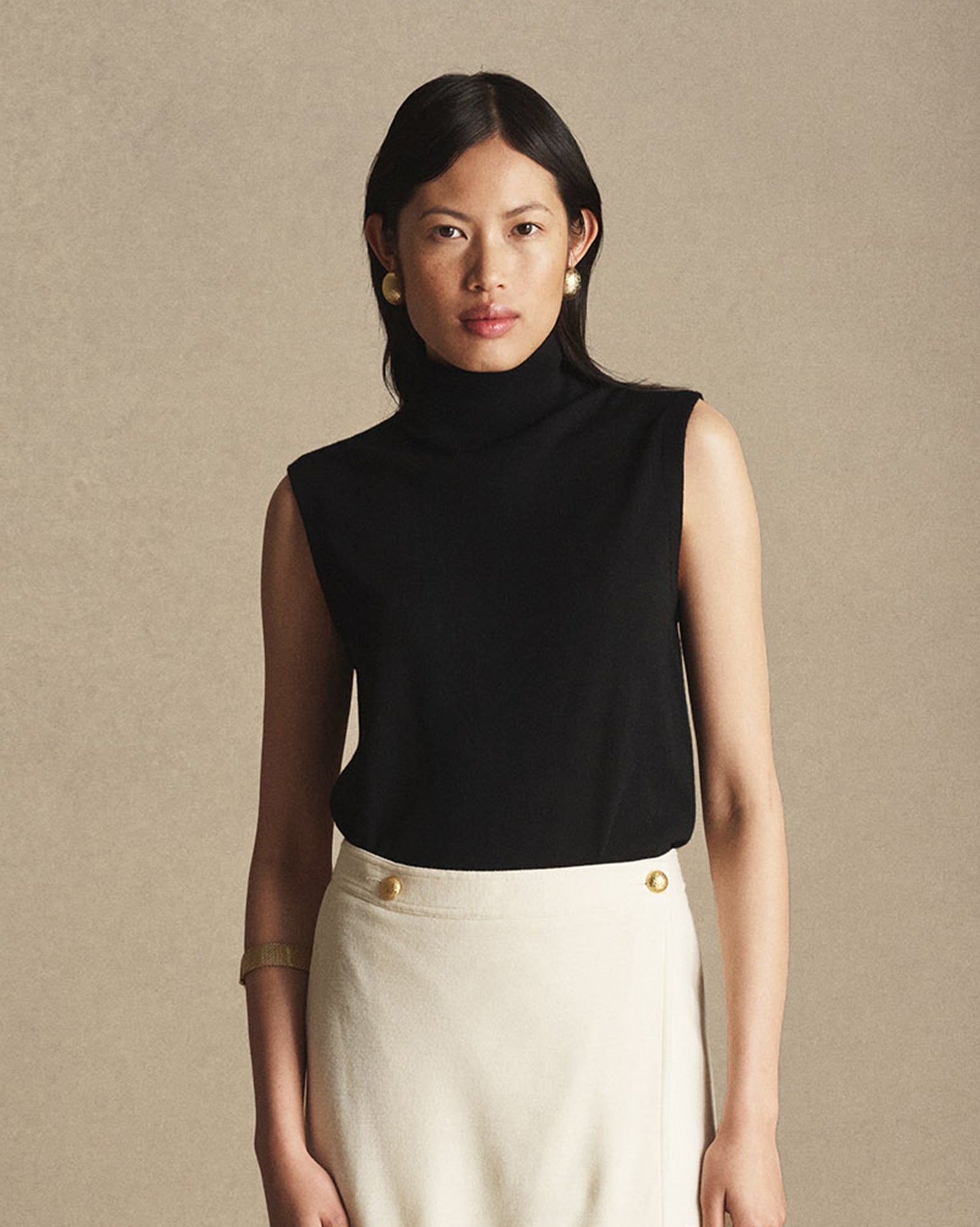 Essie Merino Turtle Neck - Black