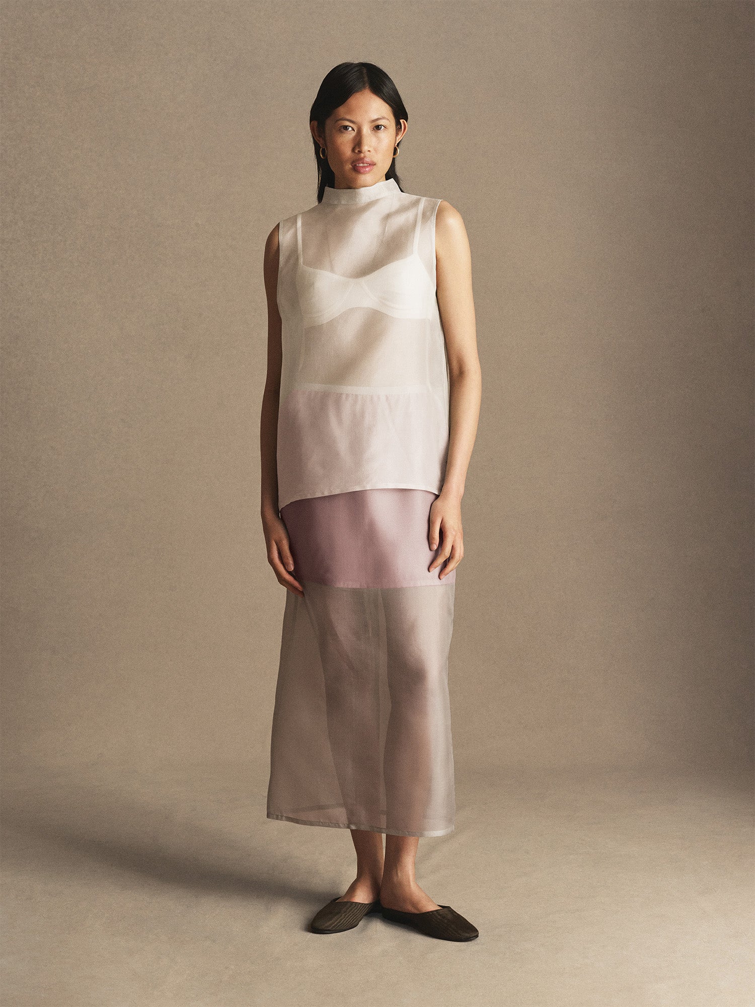 Organza Devon Skirt - Pink