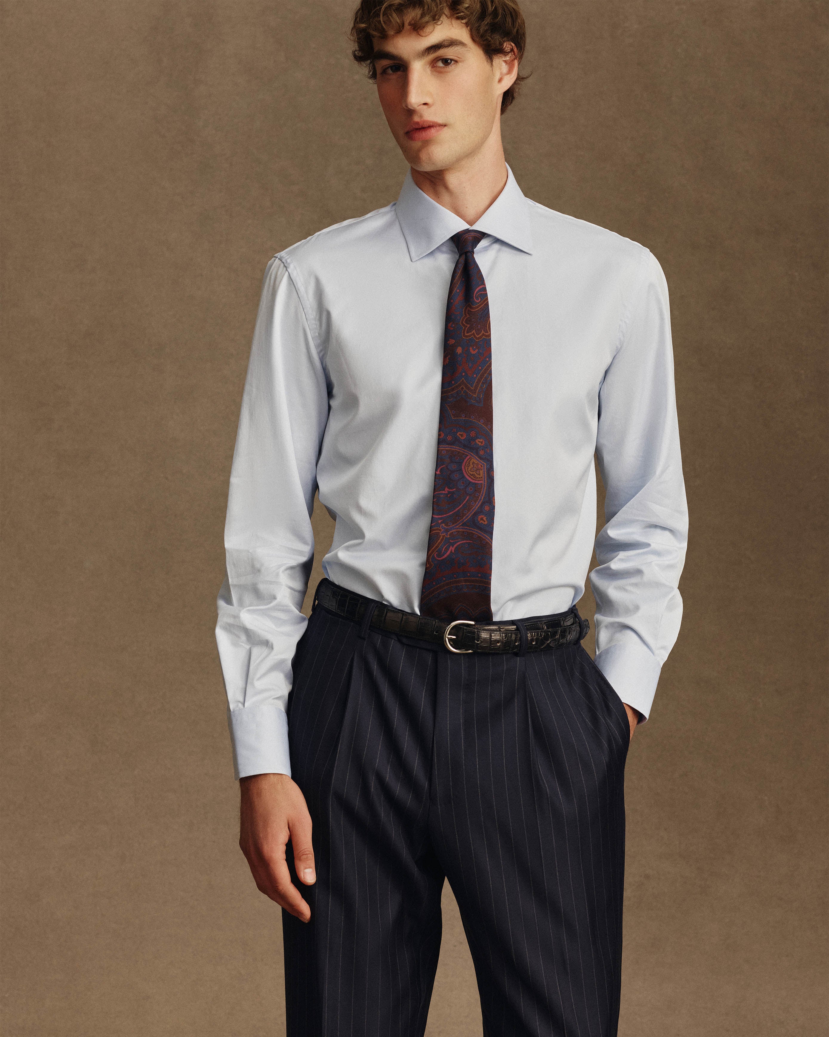 Perfect Shirt - Ice Blue Twill