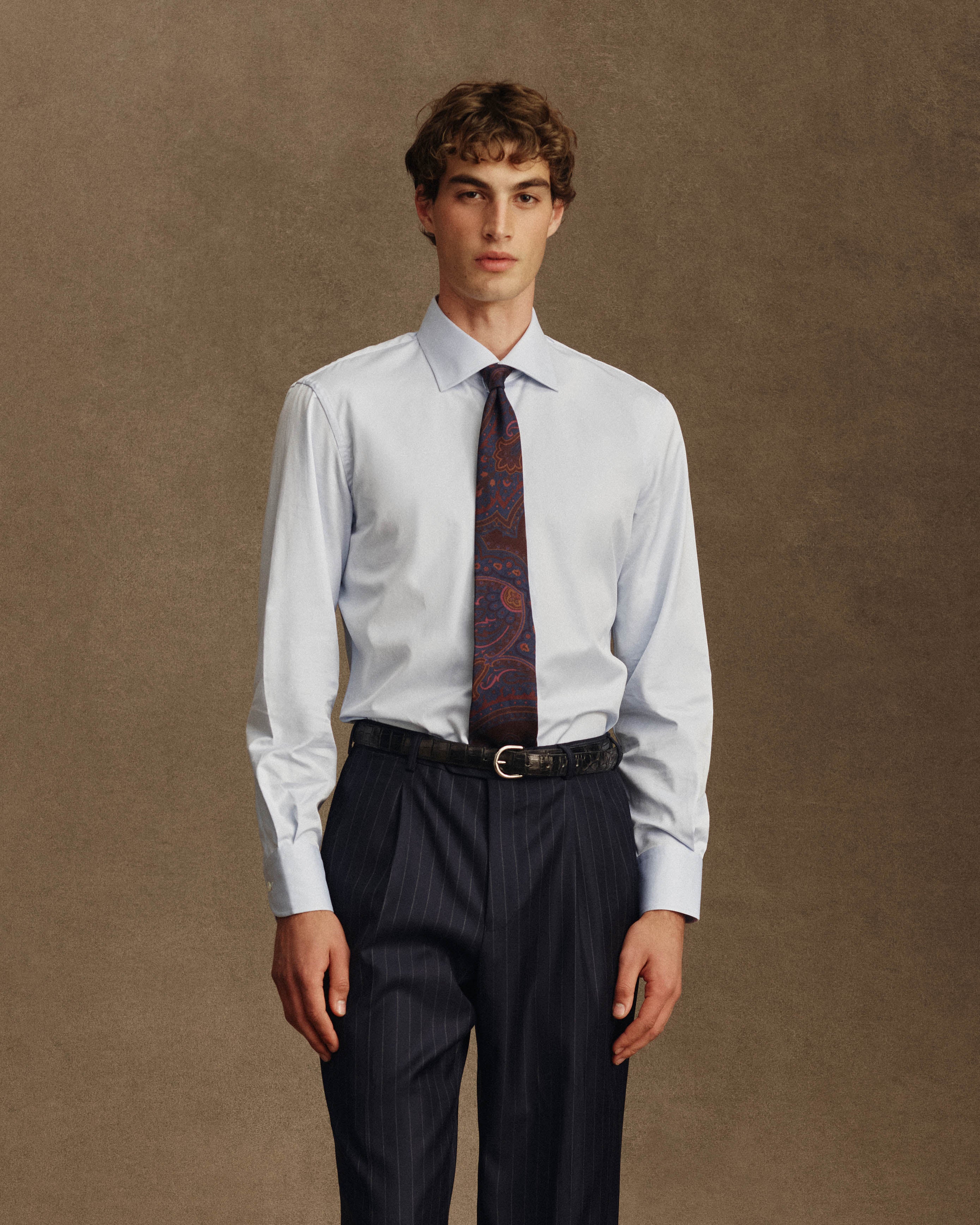 Perfect Shirt - Ice Blue Twill