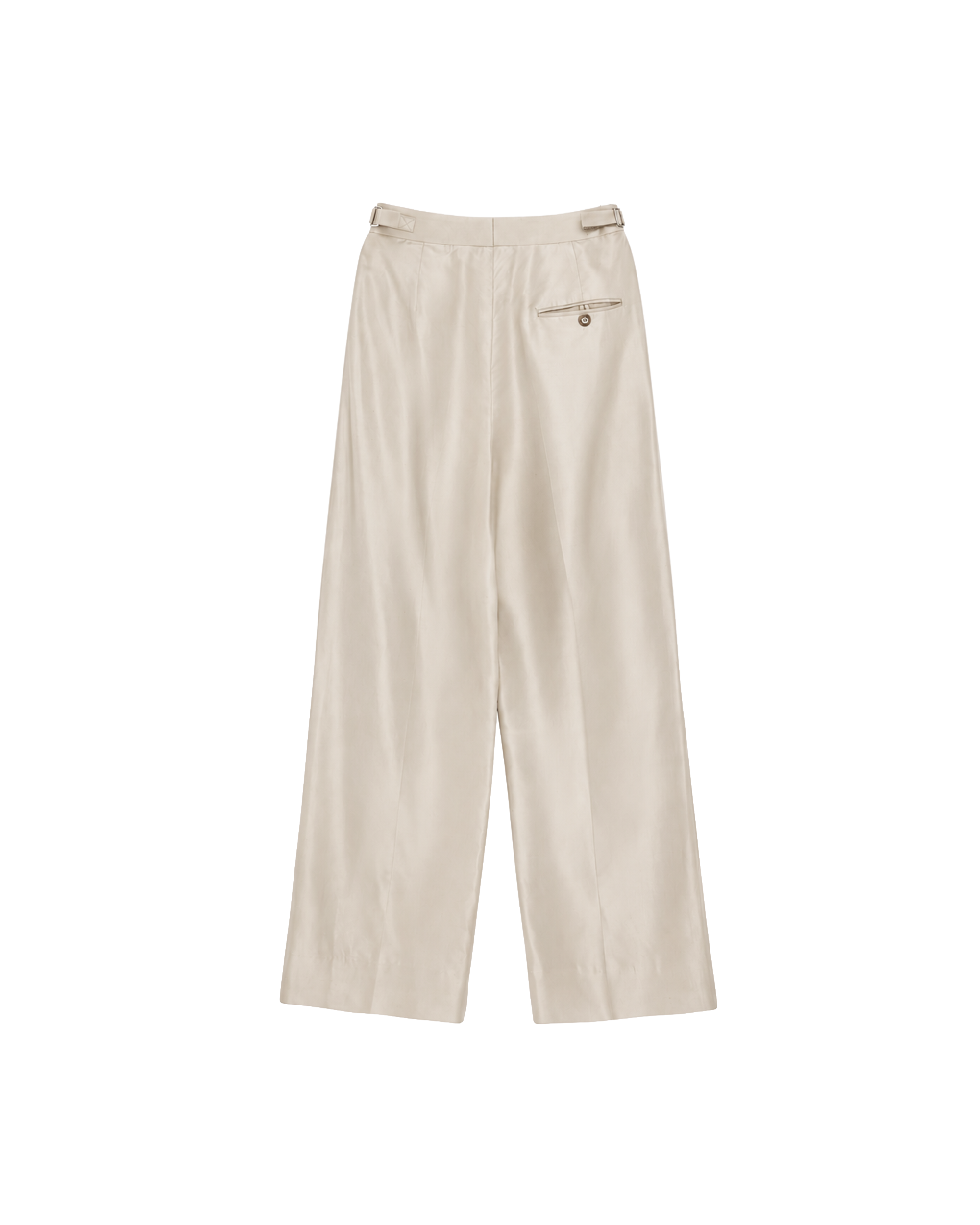 Perriand Trouser - Beige Dupioni