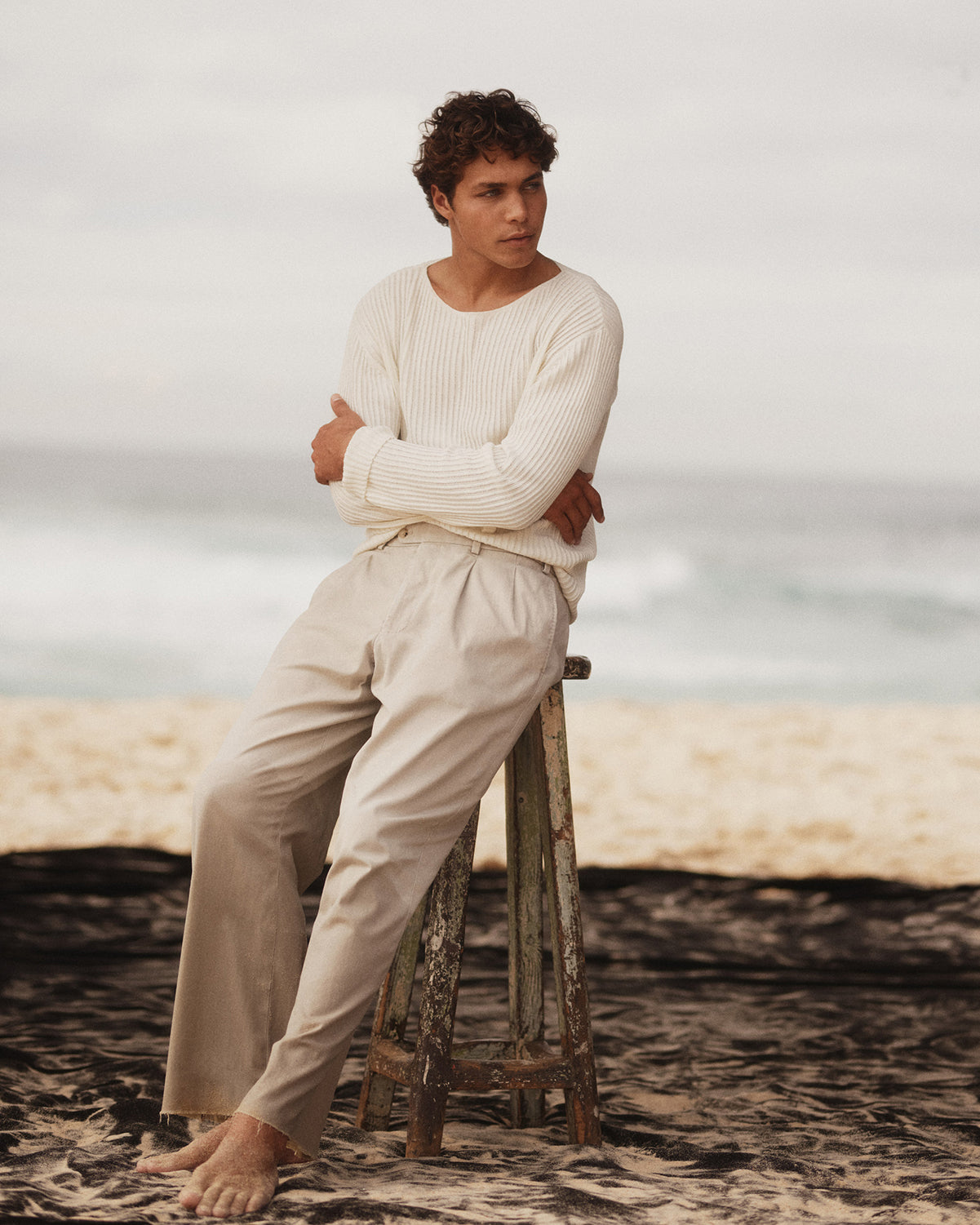 Somerset Knit - White