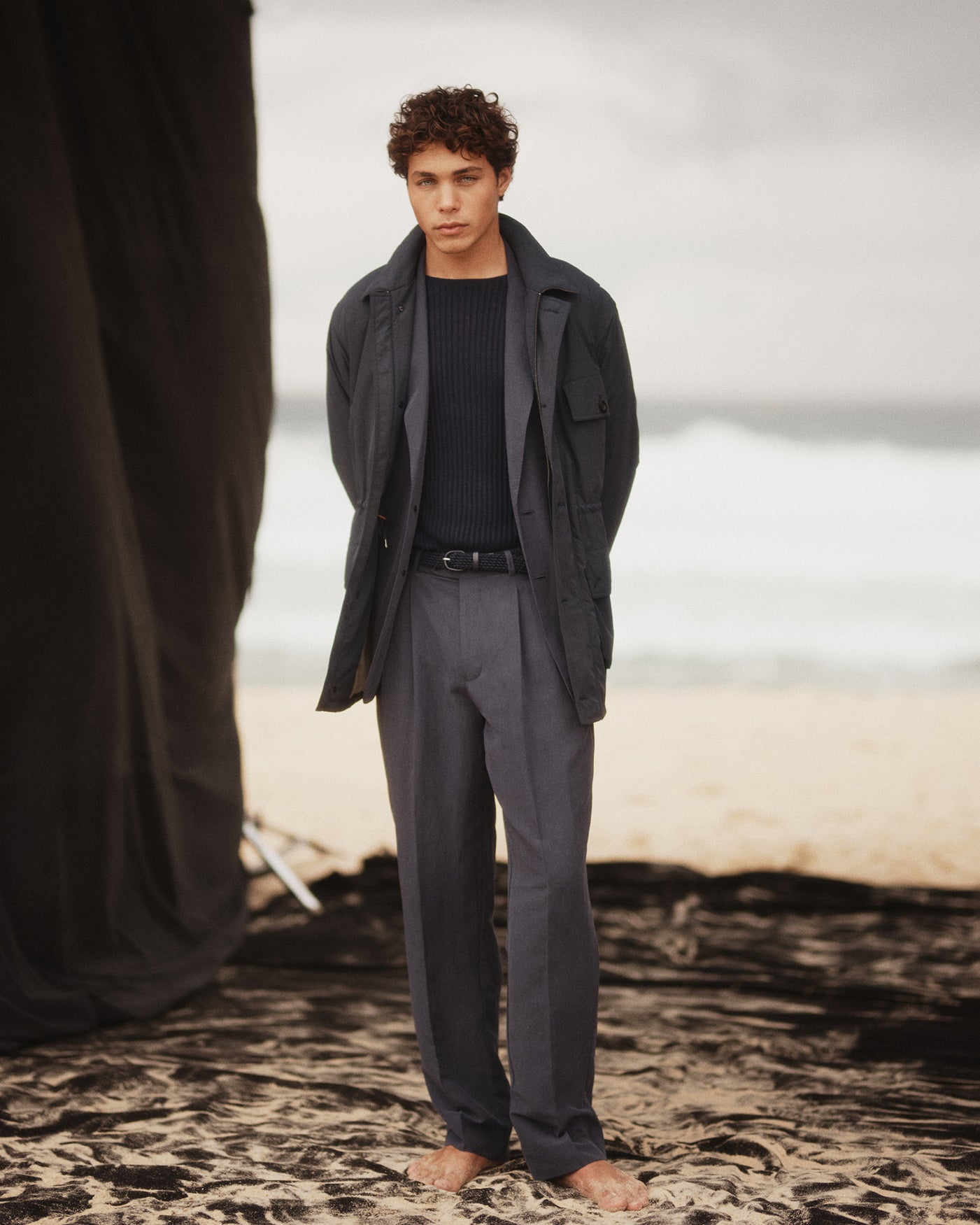 Campagna Coat - Navy