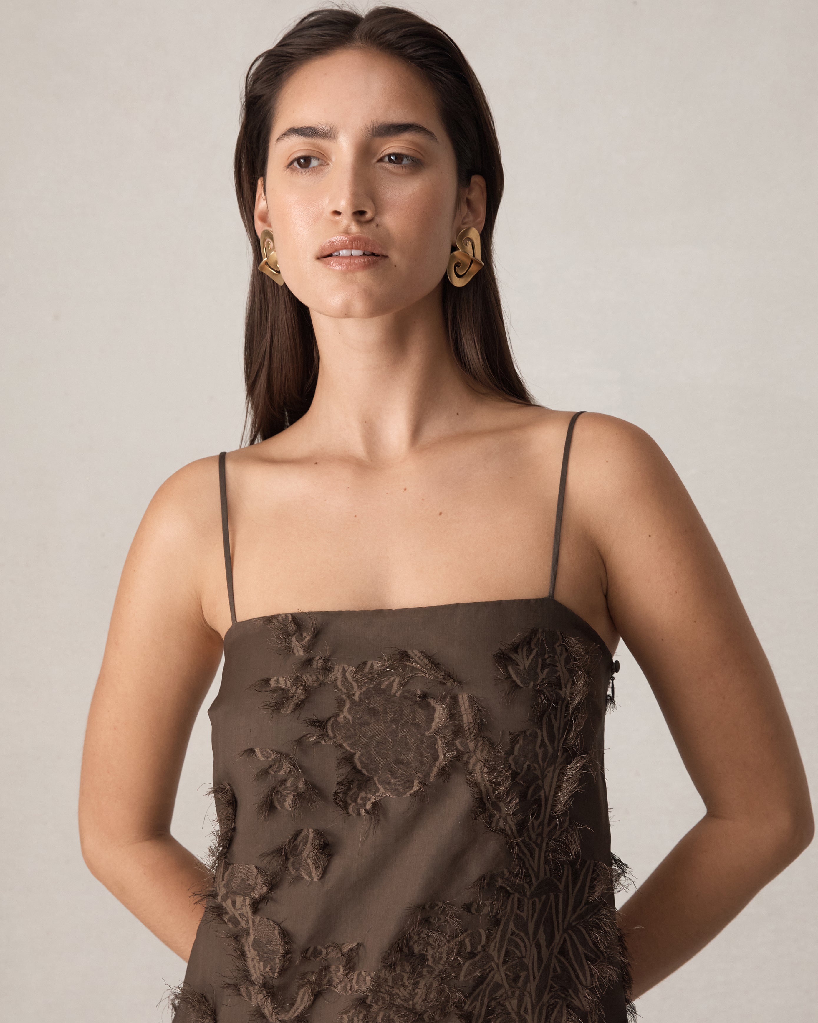 Roberta Mini Dress - Chocolate