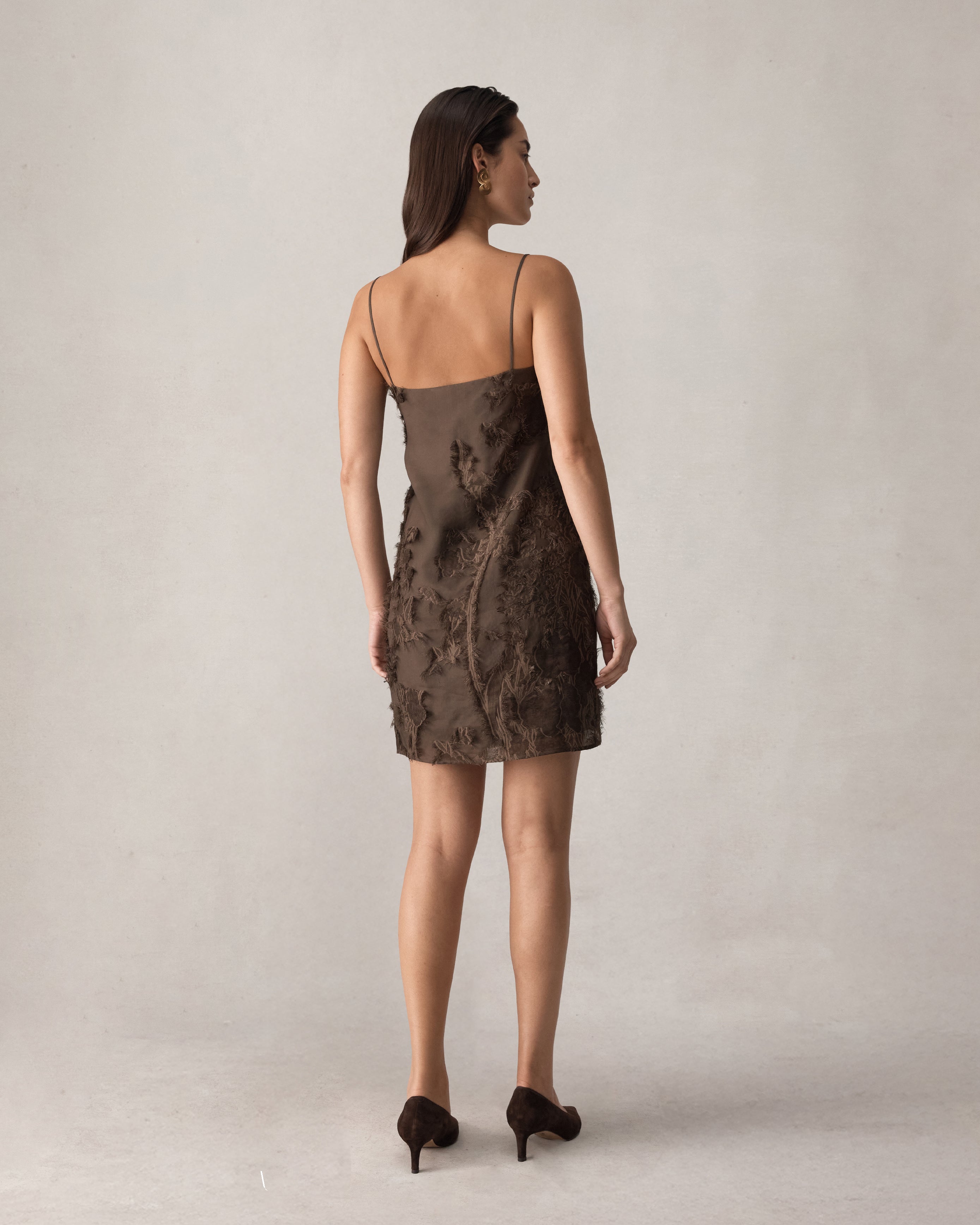 Roberta Mini Dress - Chocolate