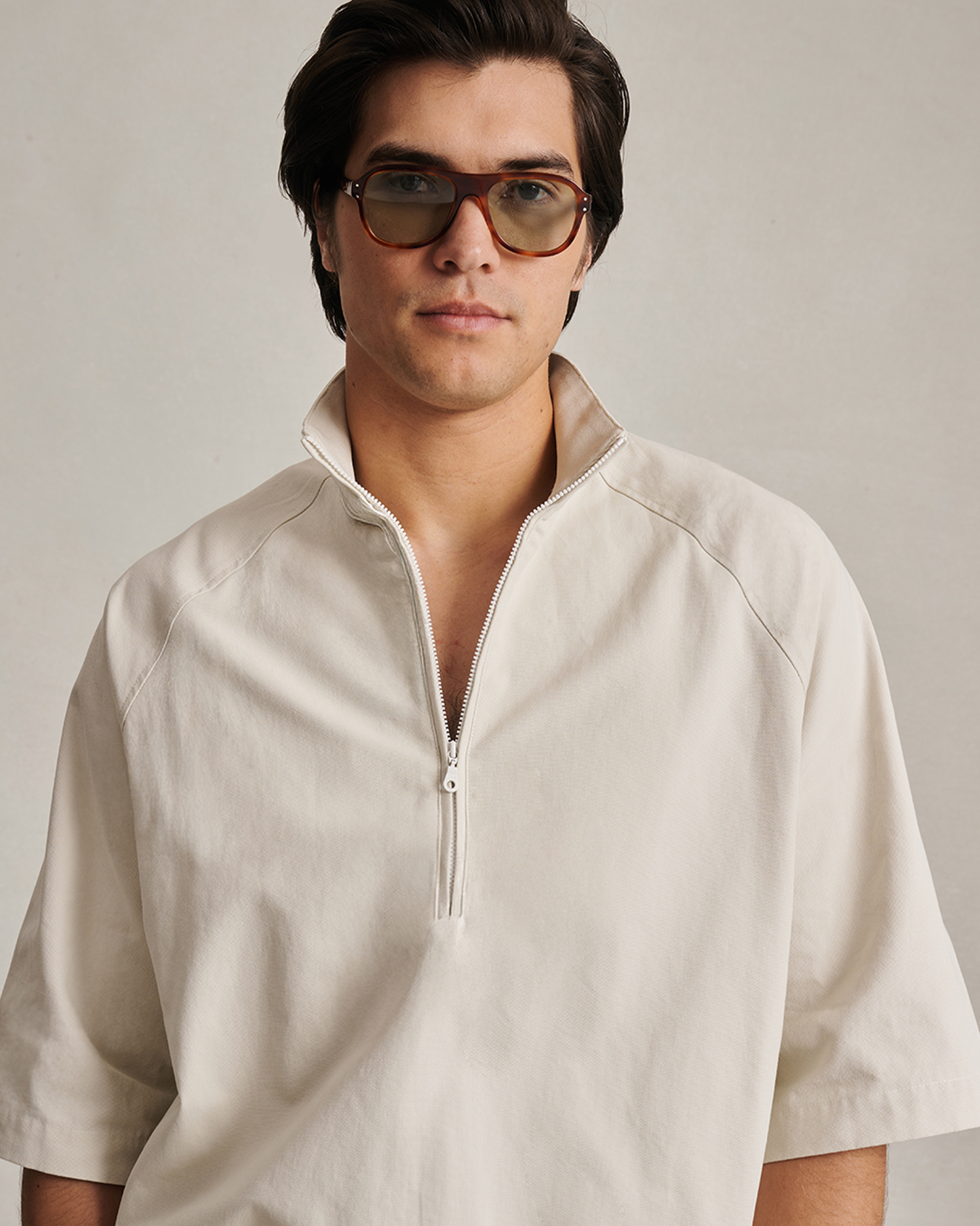 Rōjin Quarter Zip - Bone