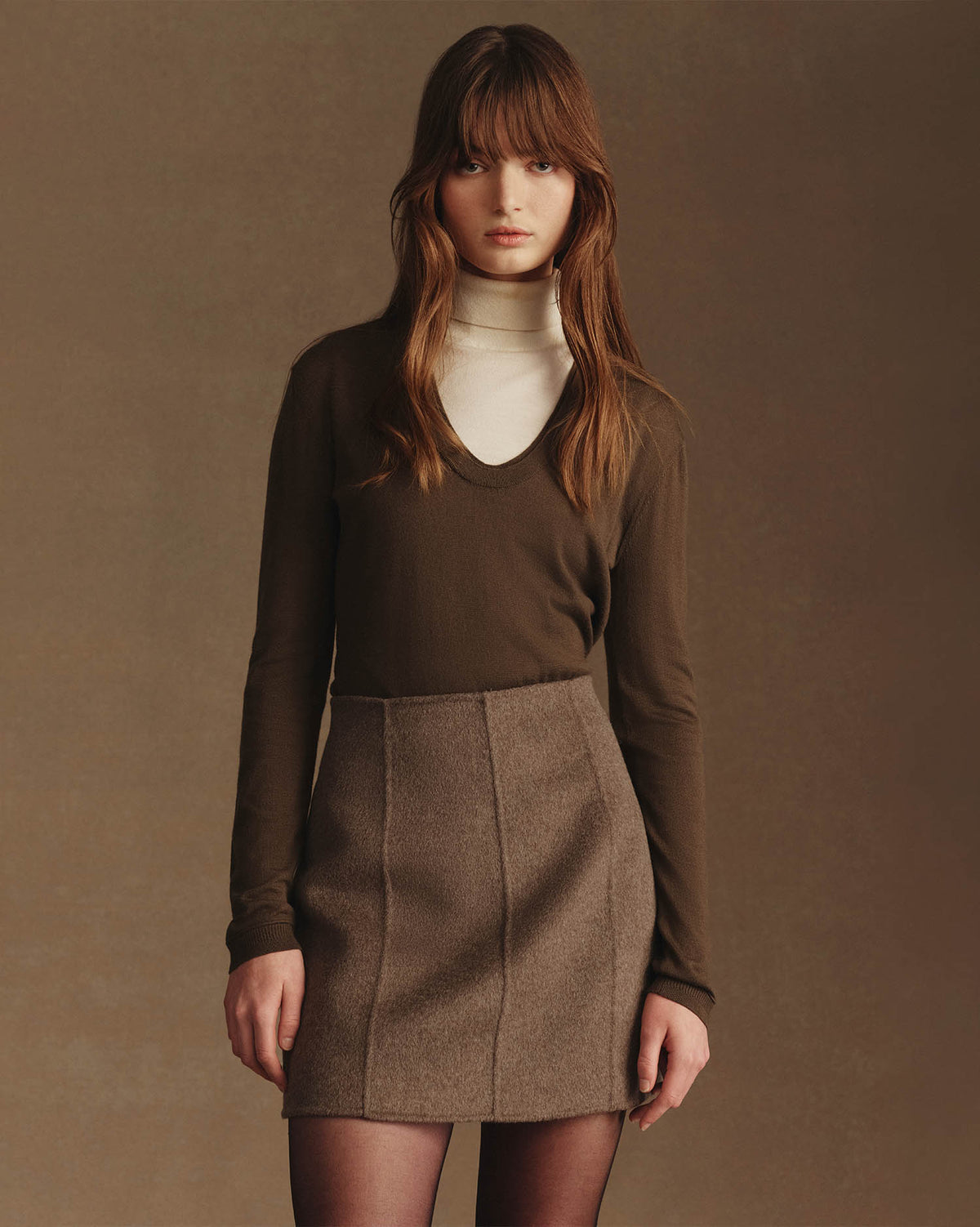 Daisy Merino Knit - Moss
