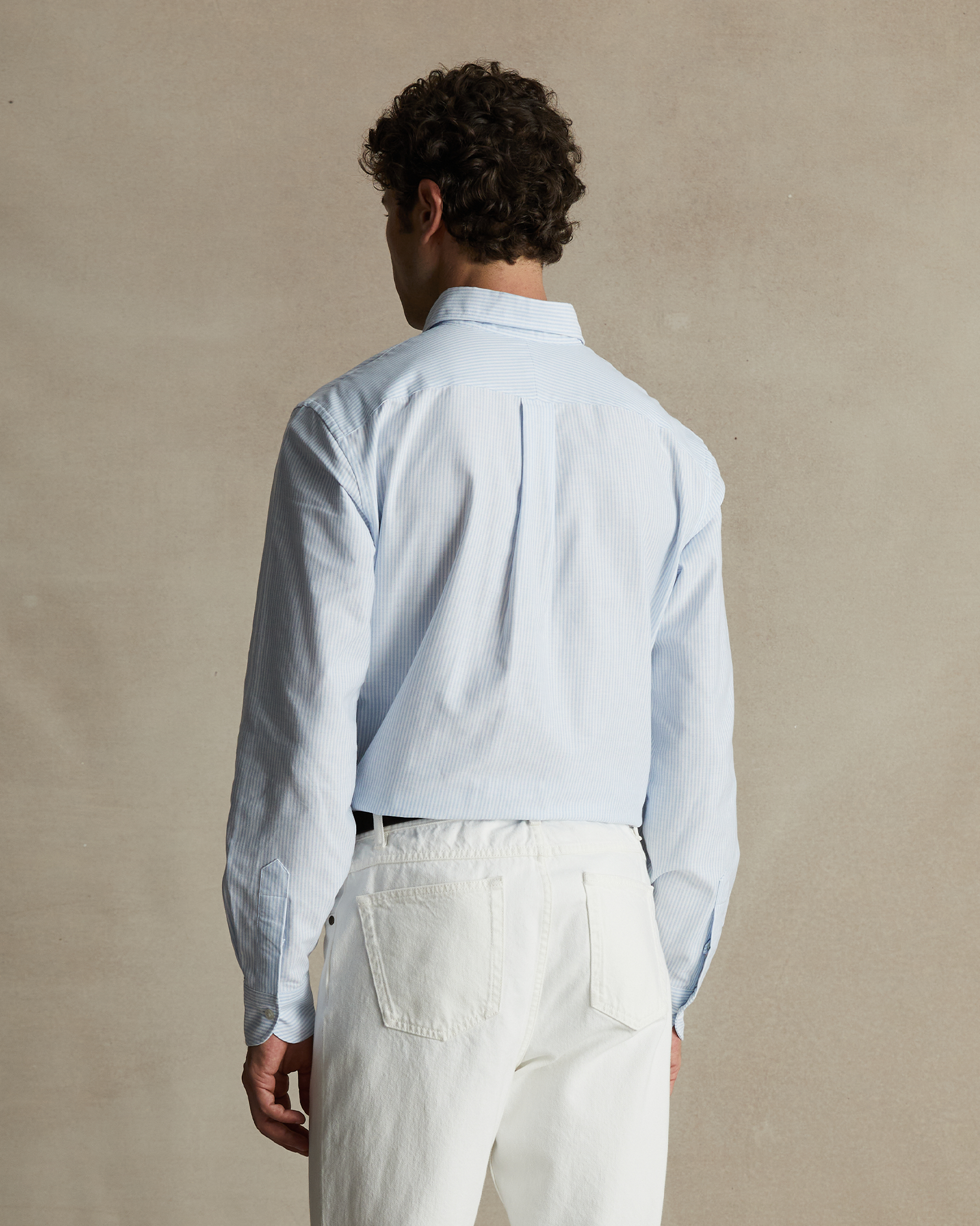 Light Blue Stripe Oxford Shirt