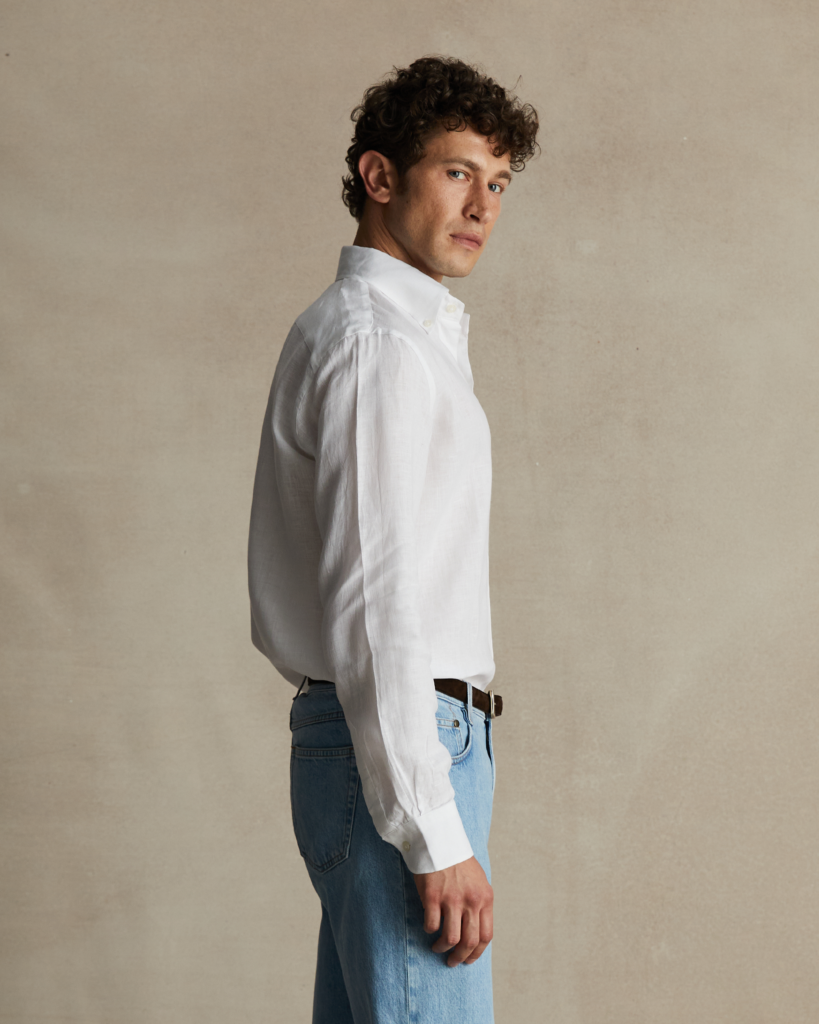 White Linen Shirt