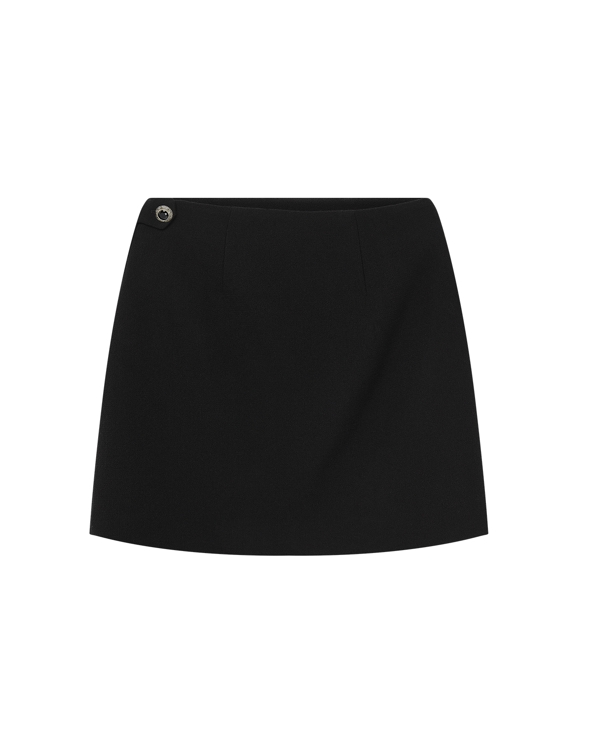 Gabrielle Skirt - Black Crepe