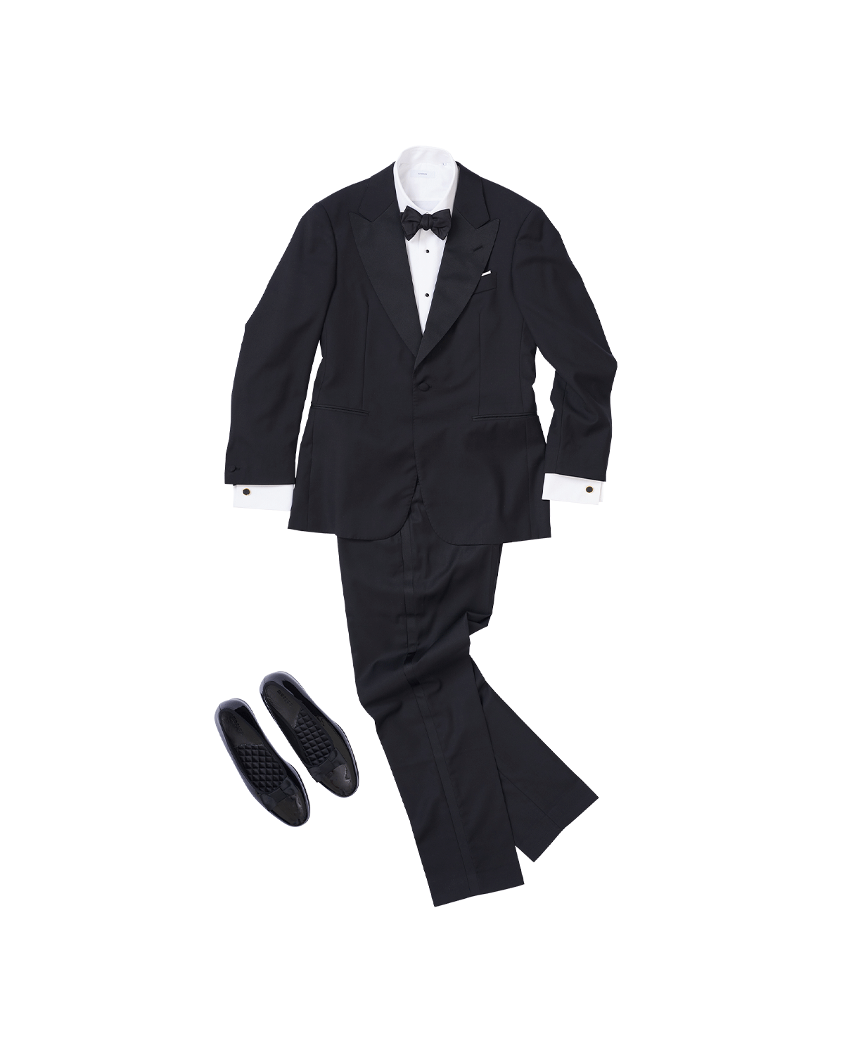 Black Peak Lapel Tuxedo Jacket