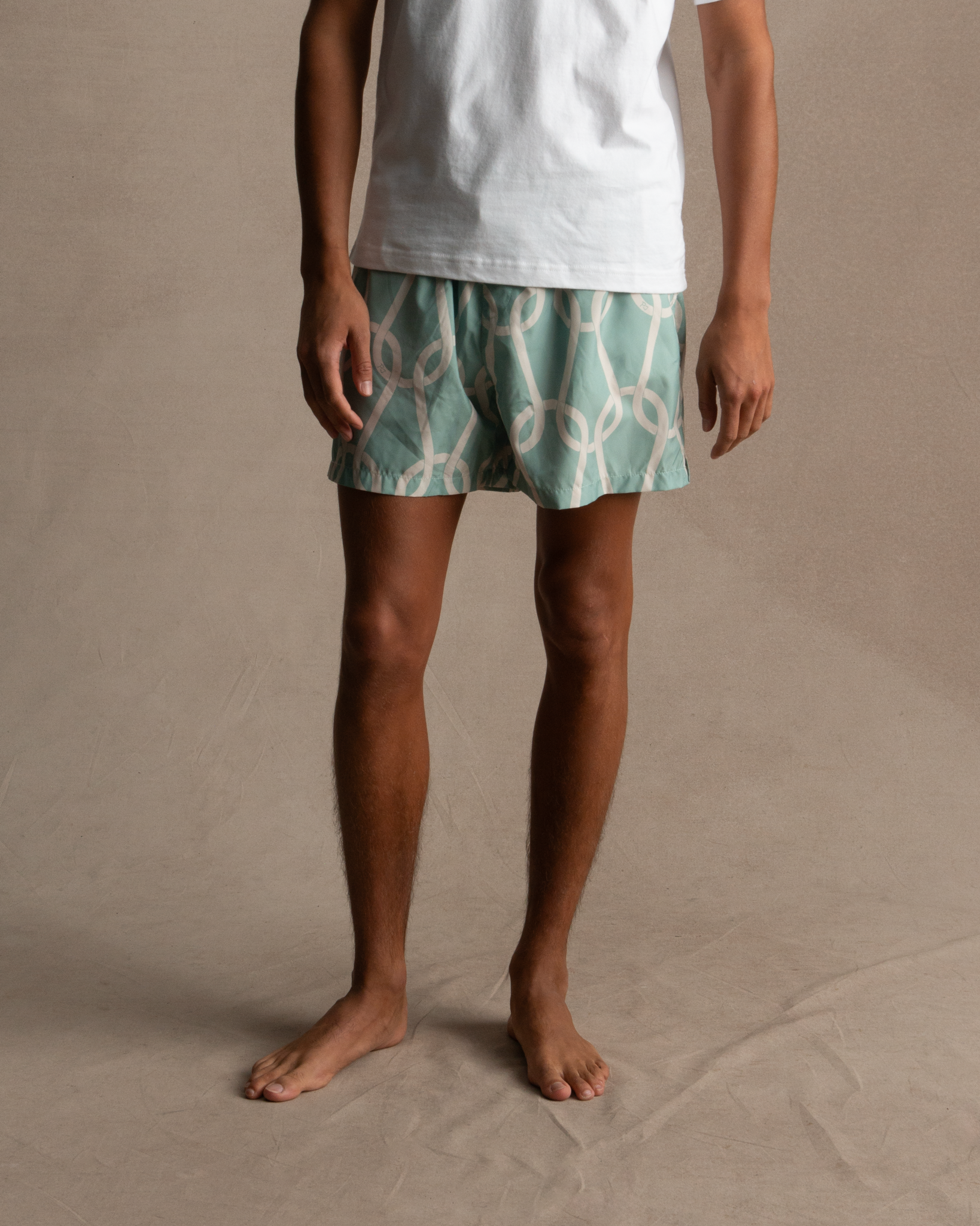 Chainmail Swim Short - Seafoam