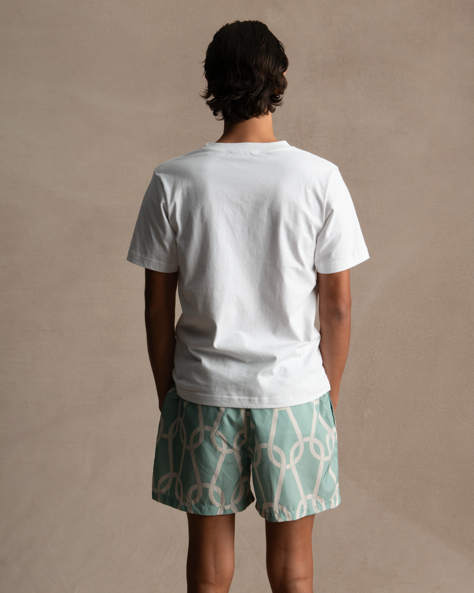 Chainmail Swim Short - Seafoam