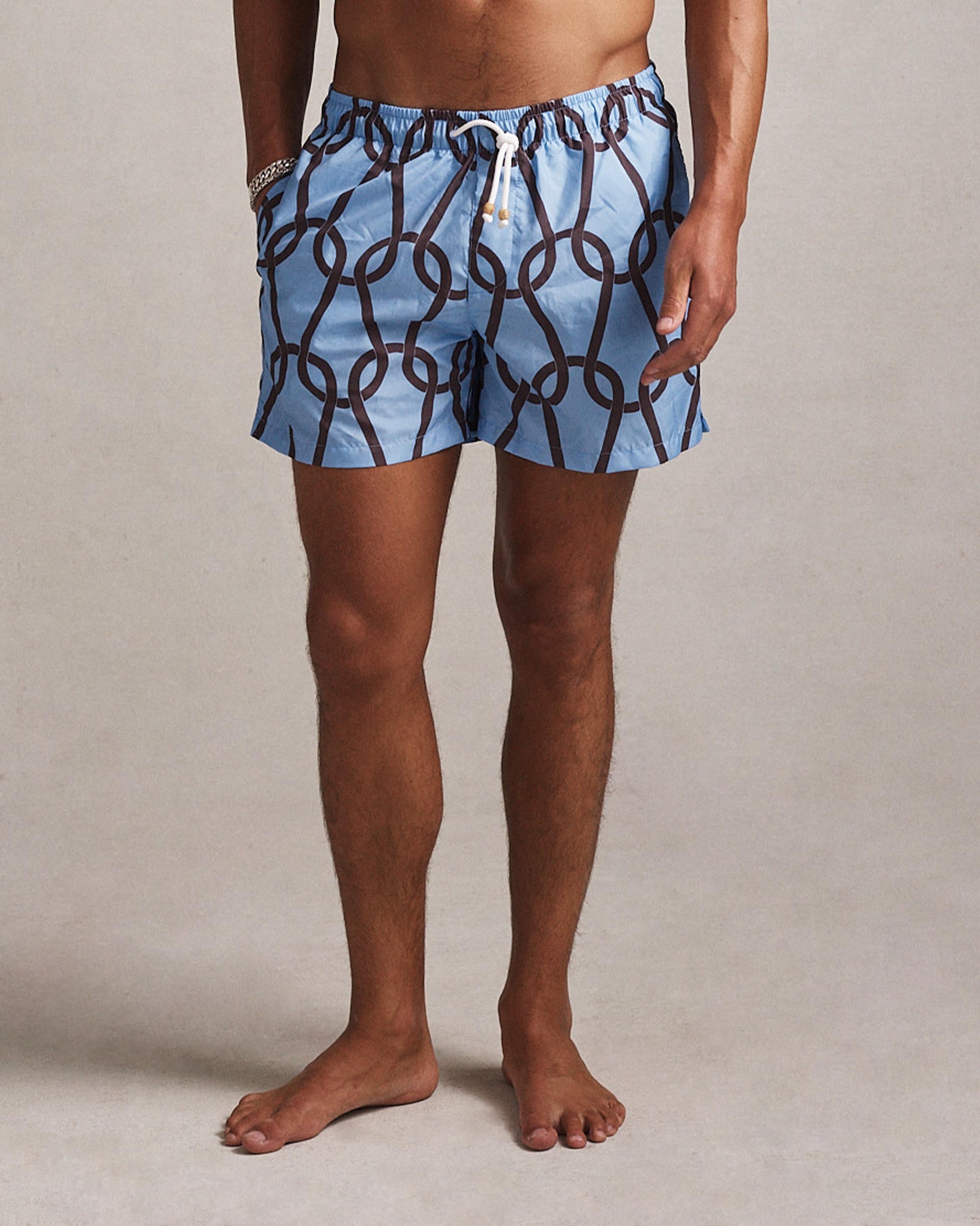 Chainmail Swim Short - Blue